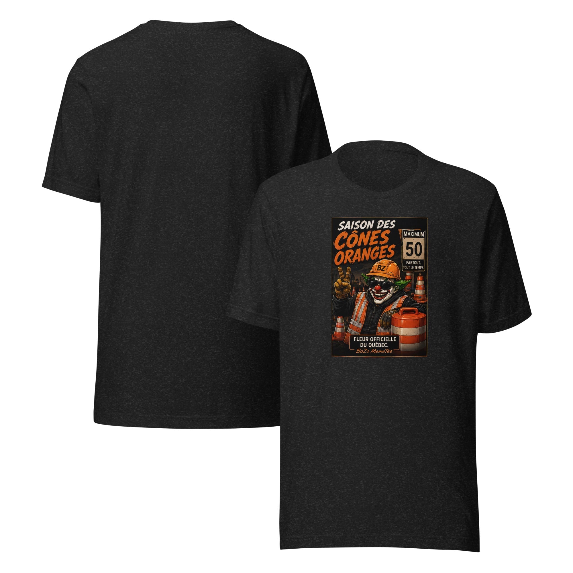 CÔNES ORNAGES | Unisex t-shirt – BoZoMemeTêê | mème streetwear