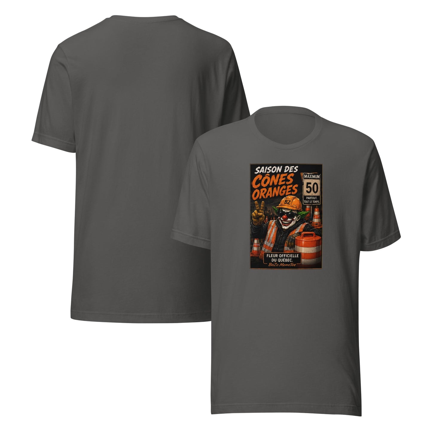 CÔNES ORNAGES | Unisex t-shirt – BoZoMemeTêê | mème streetwear