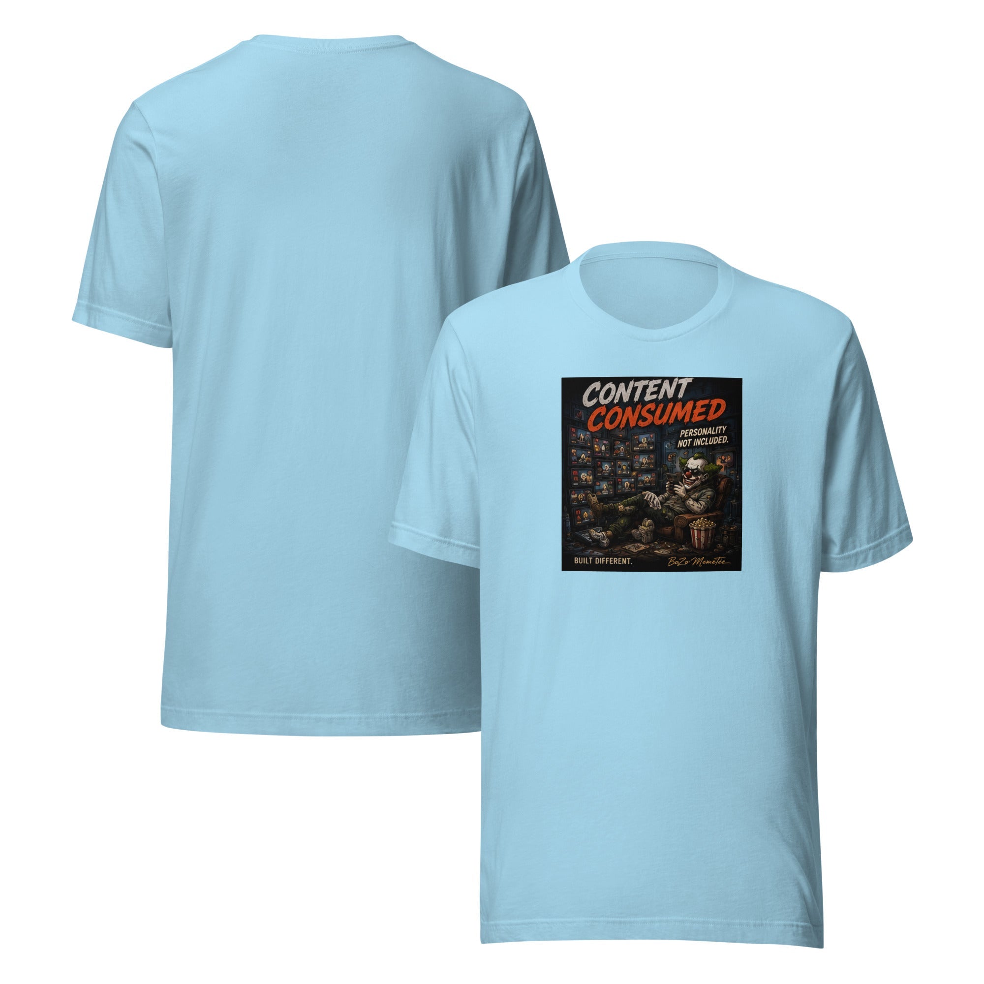 CONTENT CONSUMED | Unisex t-shirt – BoZoMemeTêê | mème streetwear