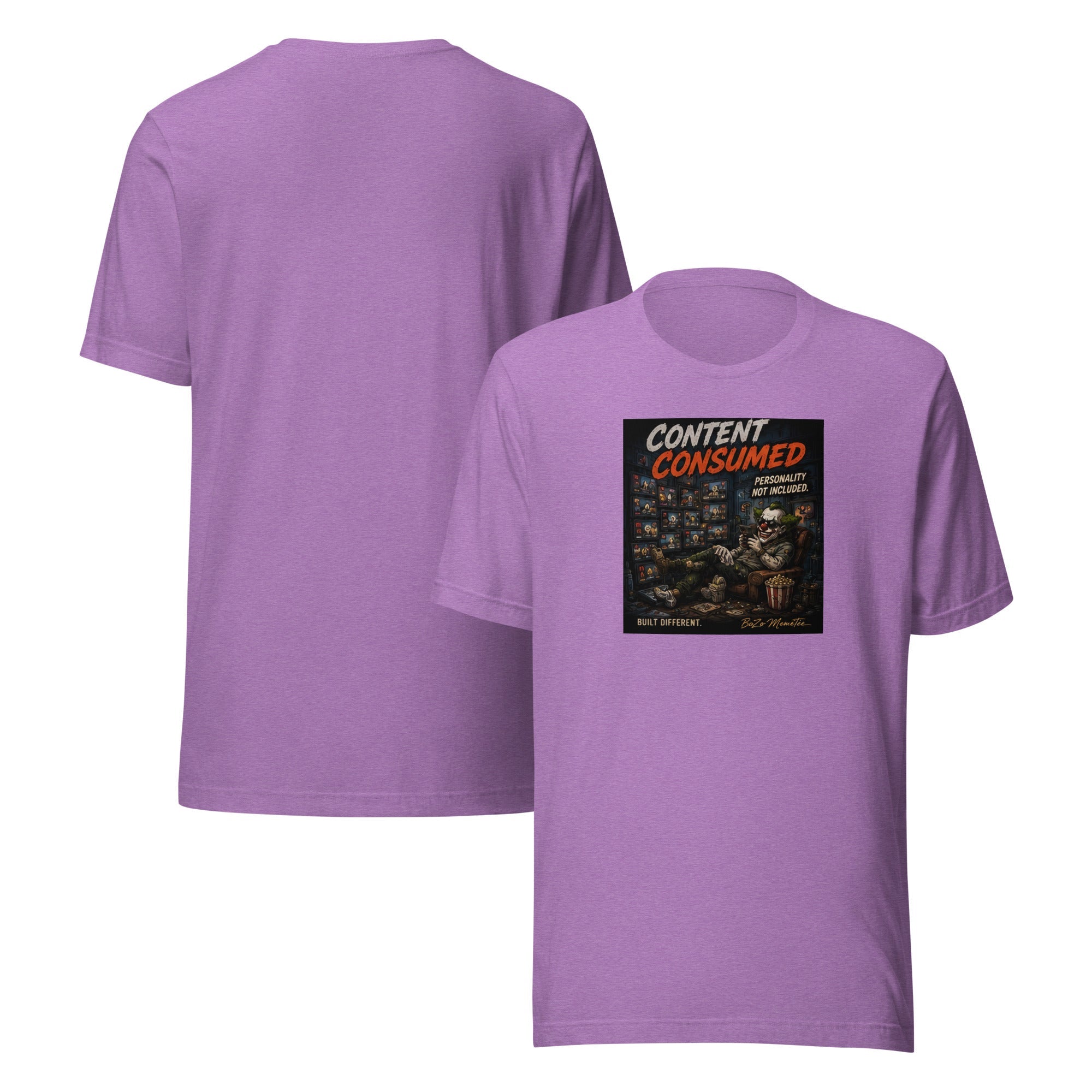 CONTENT CONSUMED | Unisex t-shirt – BoZoMemeTêê | mème streetwear