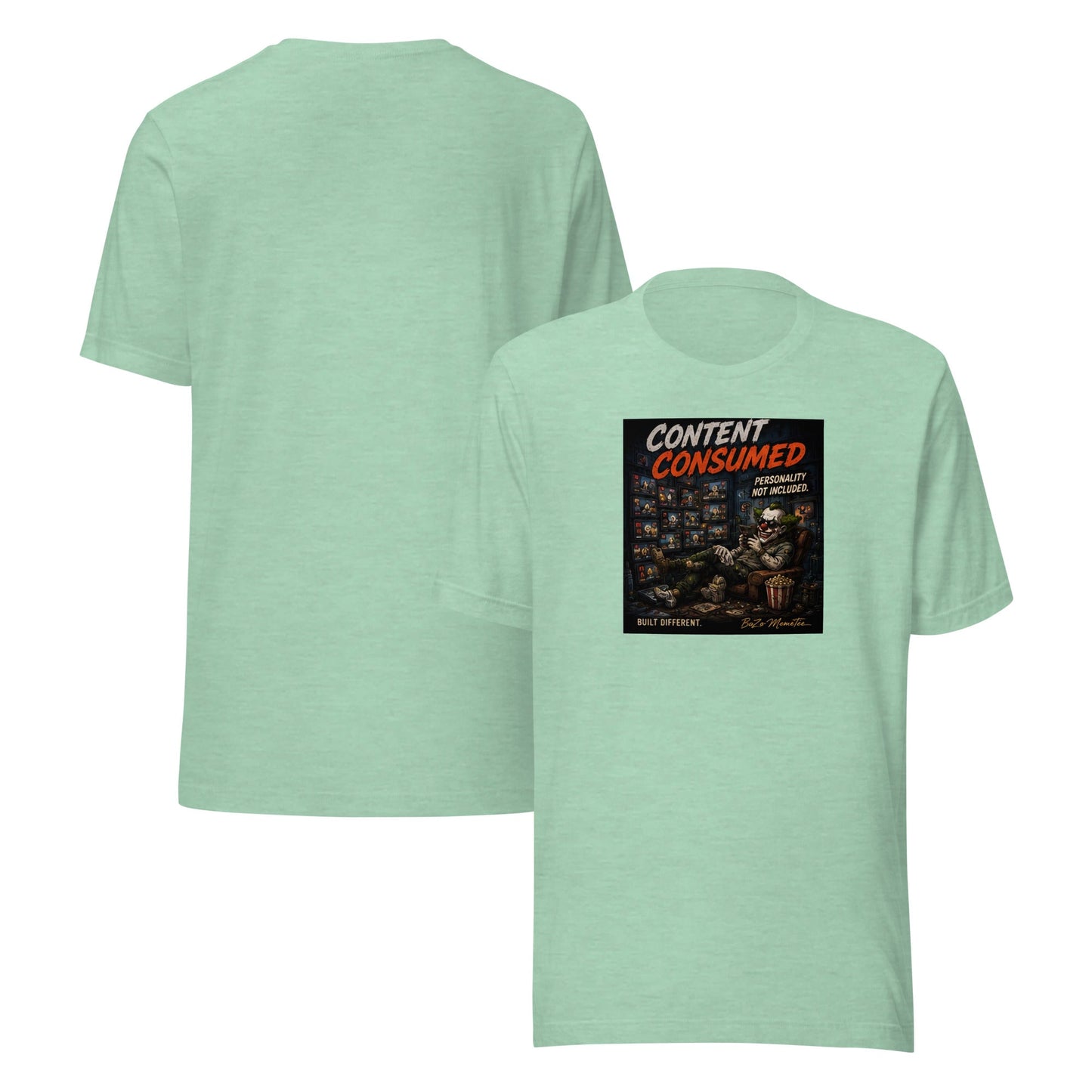 CONTENT CONSUMED | Unisex t-shirt – BoZoMemeTêê | mème streetwear