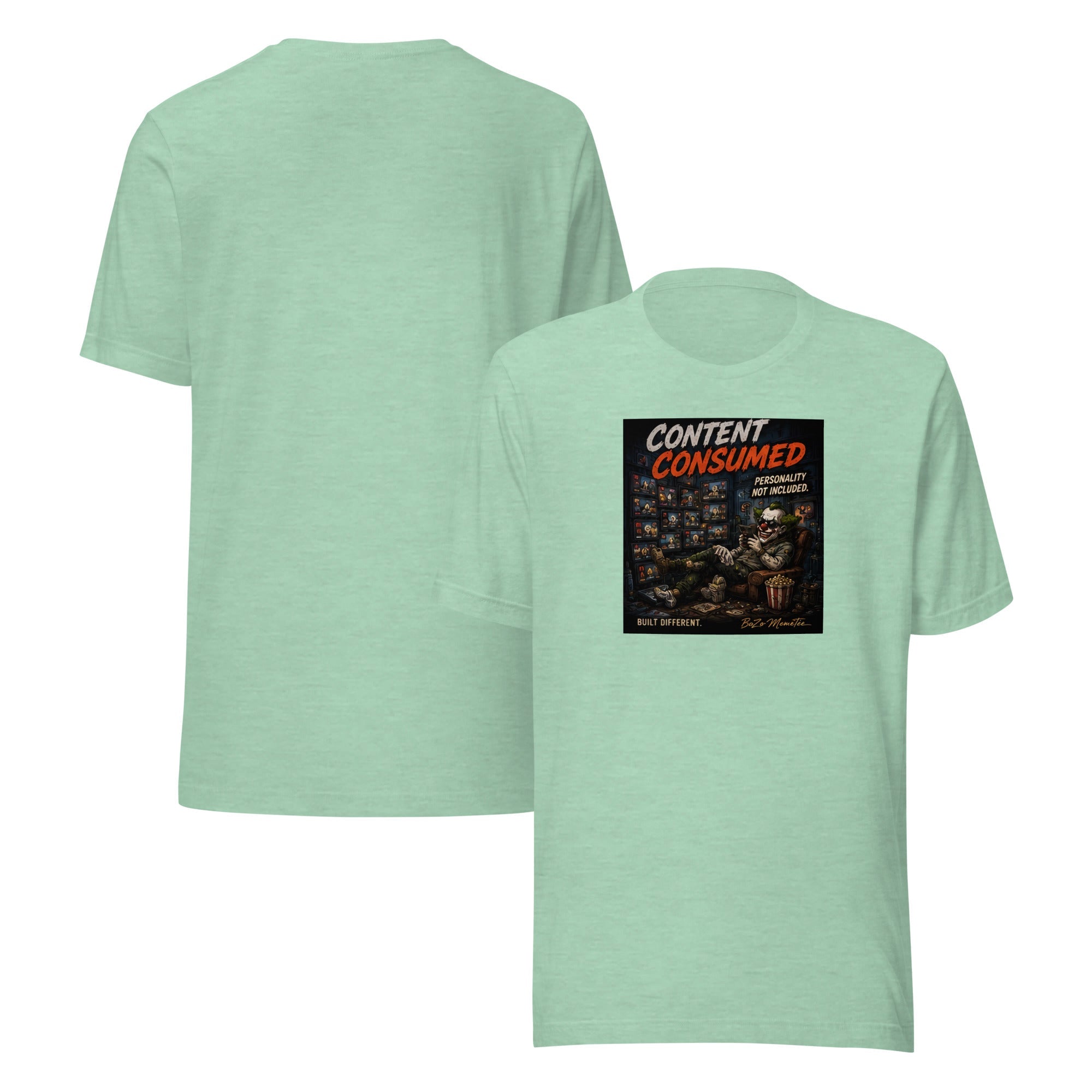 CONTENT CONSUMED | Unisex t-shirt – BoZoMemeTêê | mème streetwear
