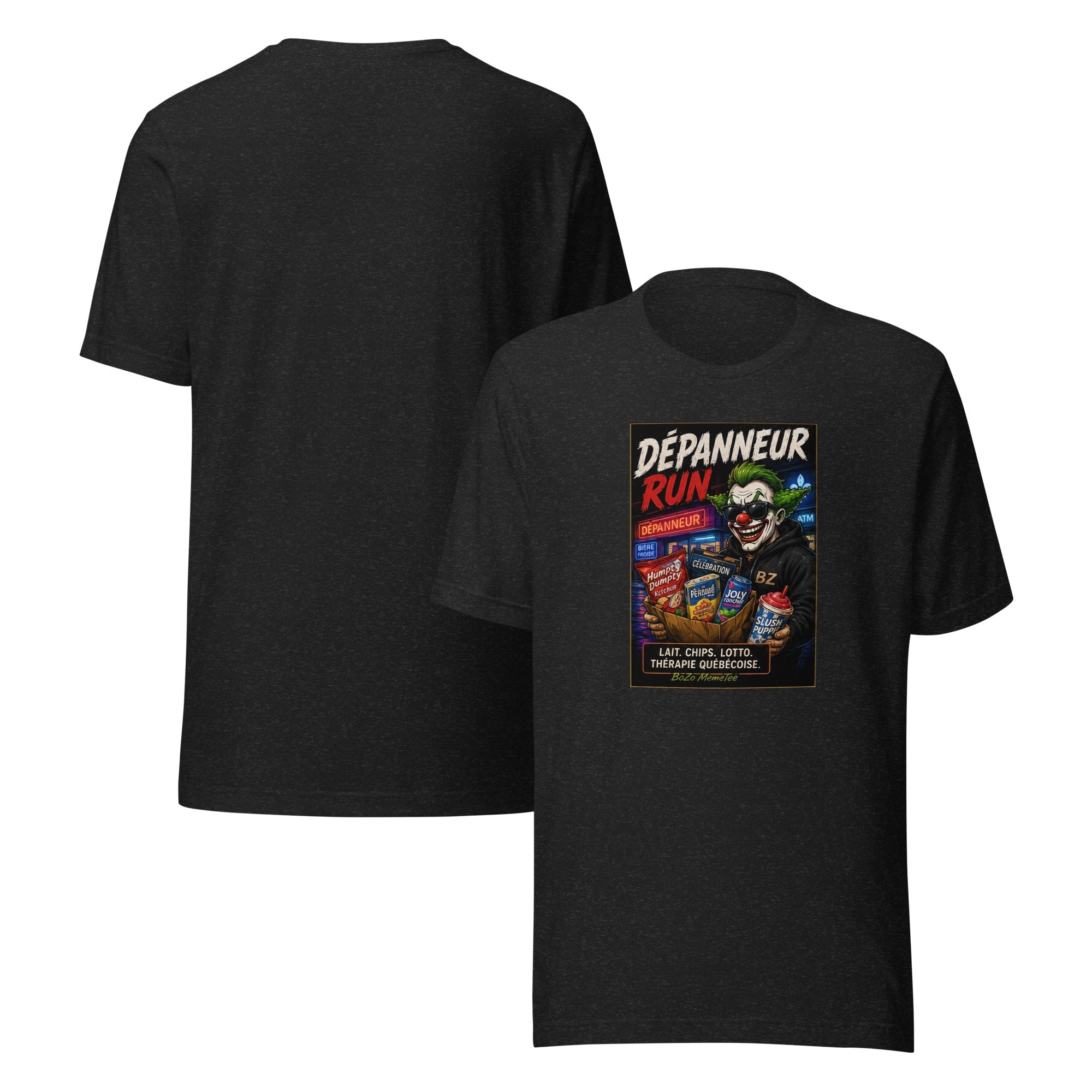 DÉPANNEUR RUN | Unisex t-shirt – BoZoMemeTêê | mème streetwear