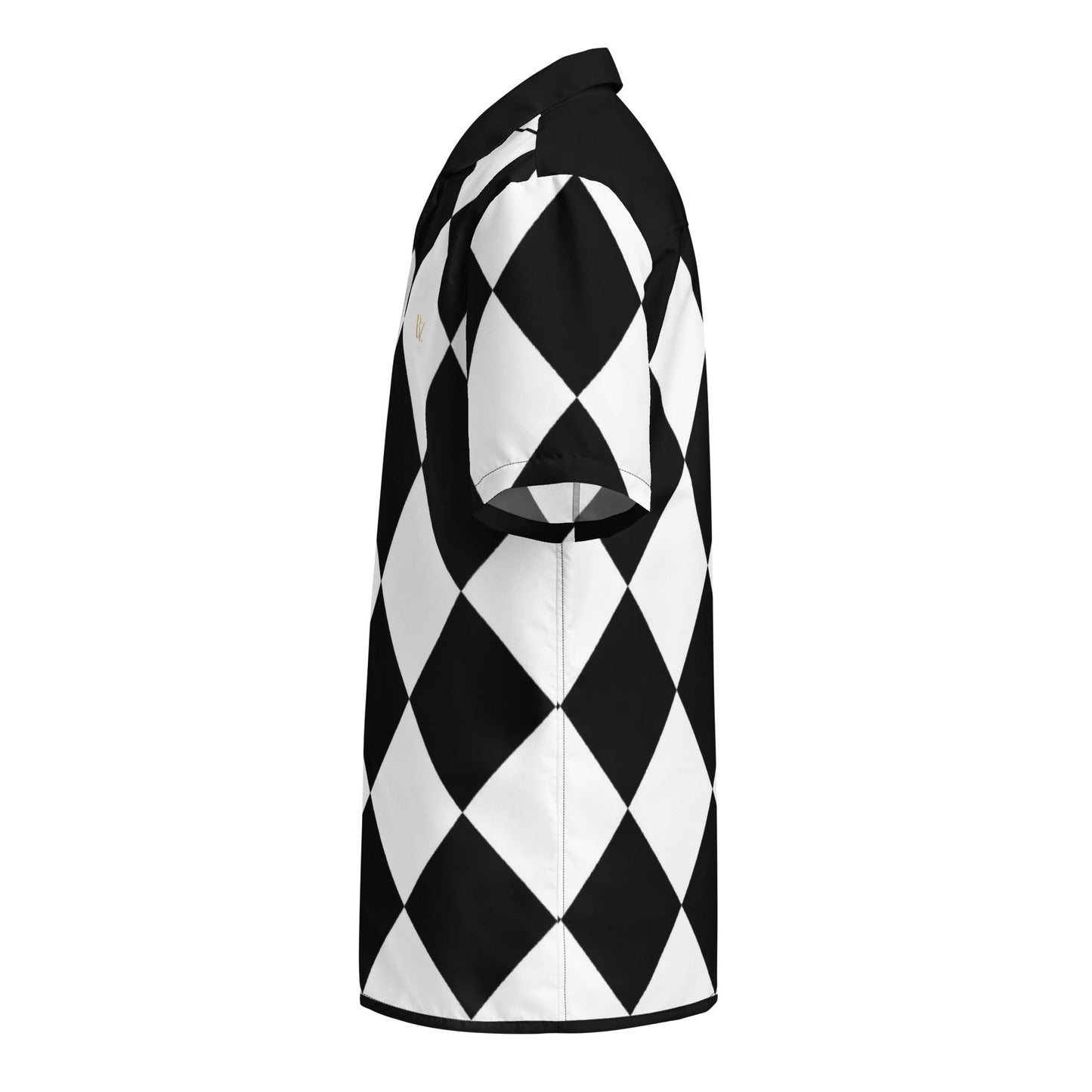 Diamond Black & White | BoZo GOLF™️ Chemise – BoZoMemeTêê | mème streetwear