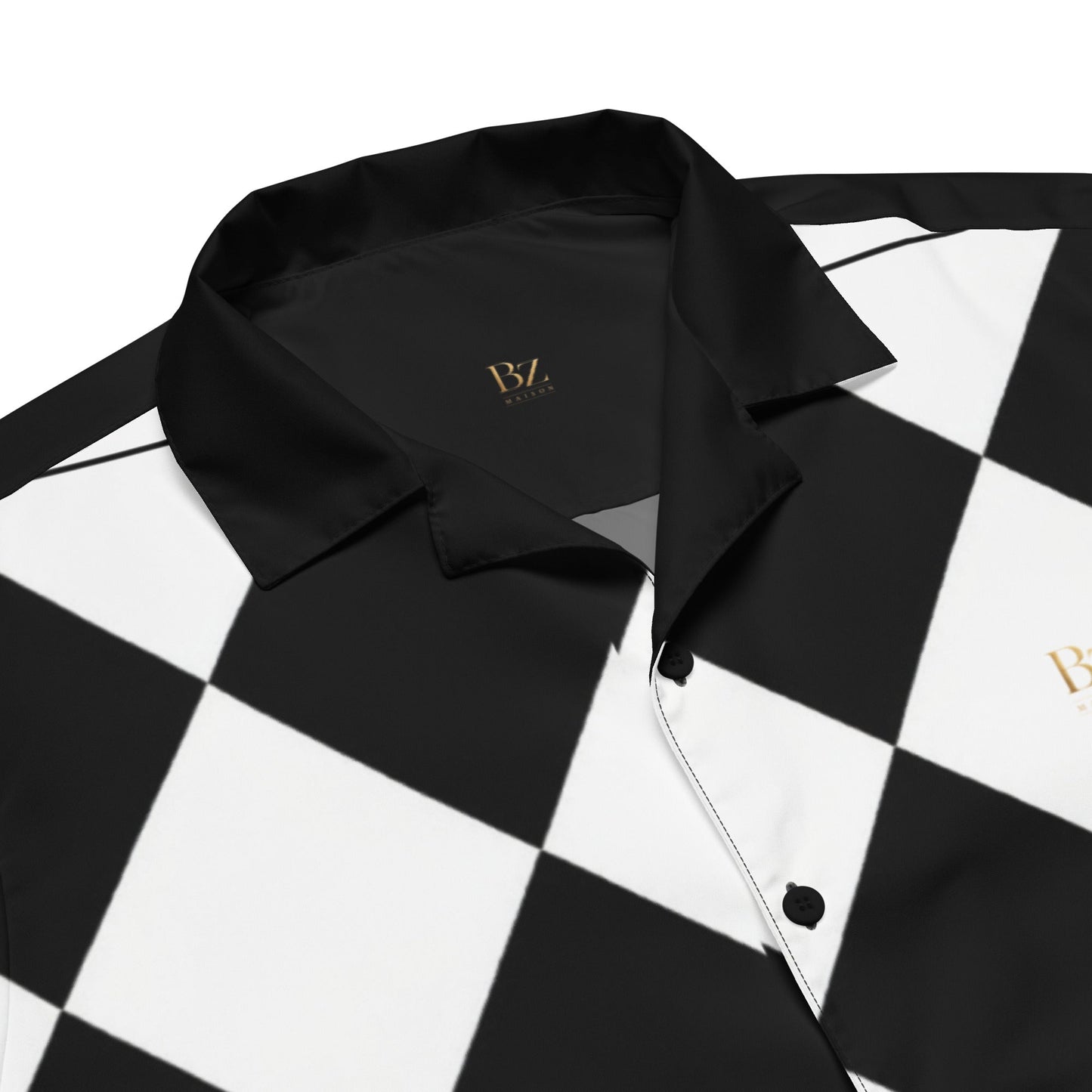 Diamond Black & White | BoZo GOLF™️ Chemise – BoZoMemeTêê | mème streetwear