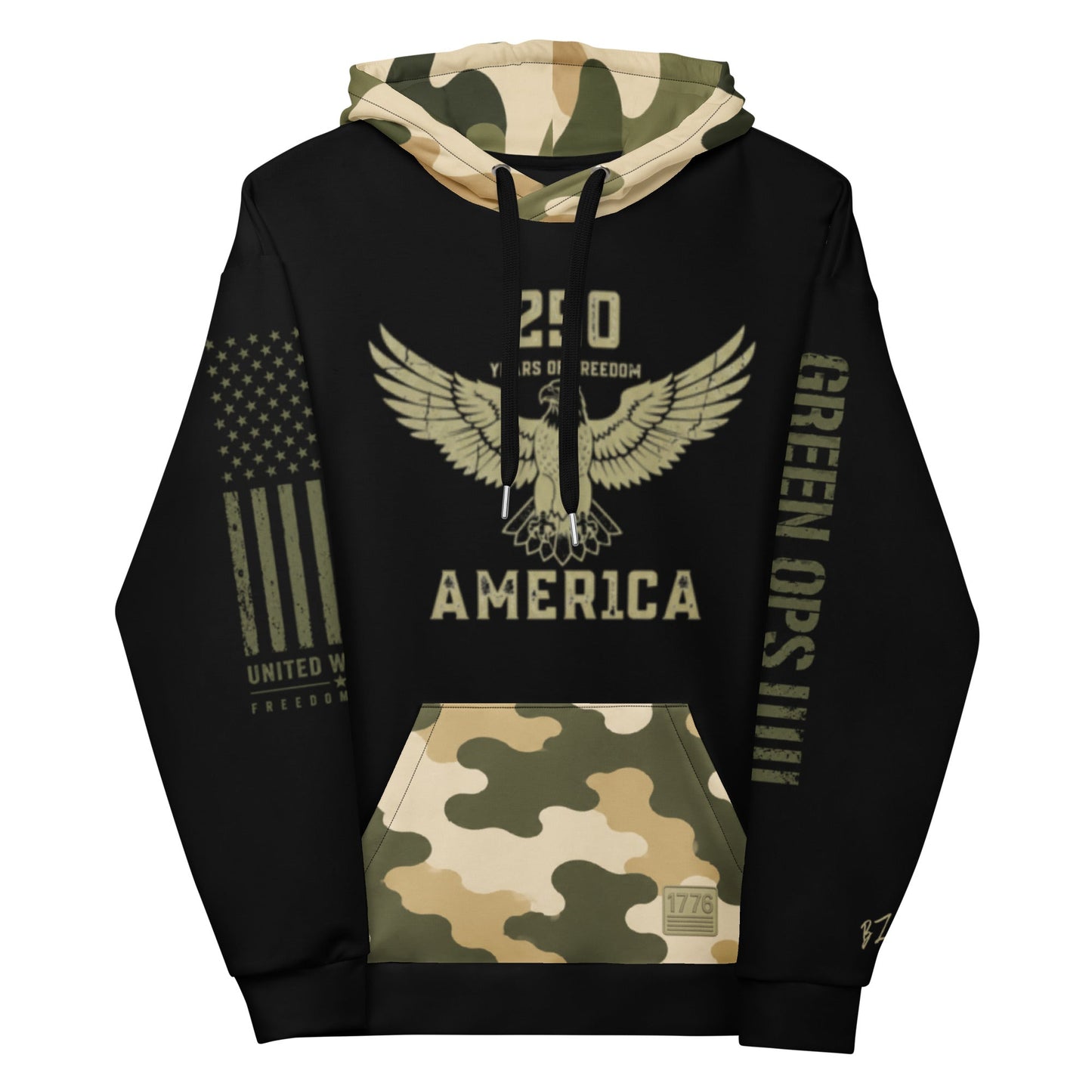 Freedom Units AMERICA 🇺🇸 | Green Ops Hoodie Hoodie – BoZoMemeTêê | mème streetwear