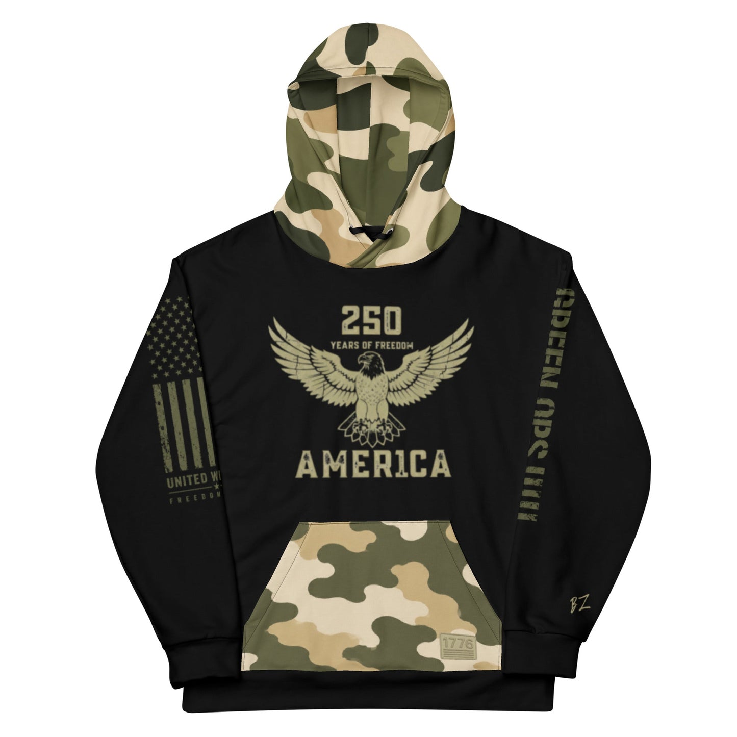 Freedom Units AMERICA 🇺🇸 | Green Ops Hoodie Hoodie – BoZoMemeTêê | mème streetwear
