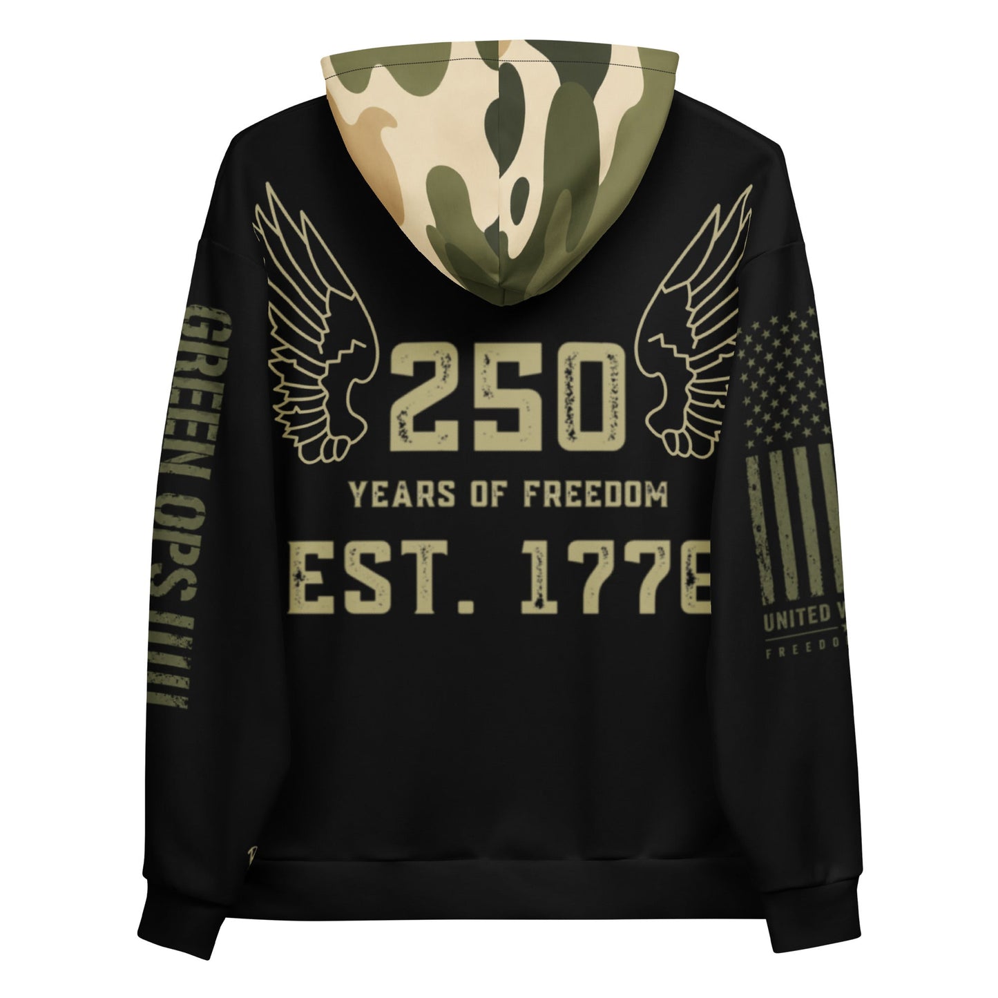 Freedom Units AMERICA 🇺🇸 | Green Ops Hoodie Hoodie – BoZoMemeTêê | mème streetwear