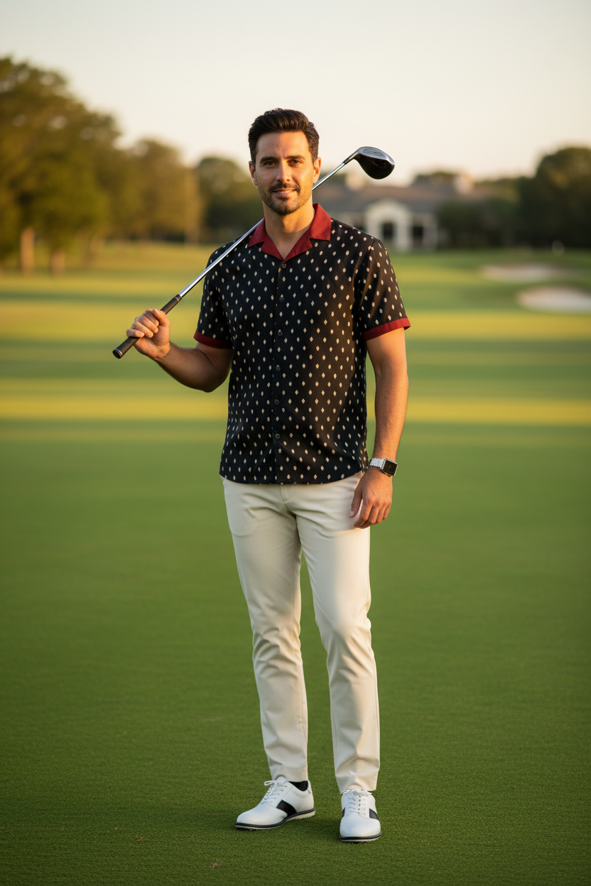 GOLF ROYAL | BURGUNDY CREAM