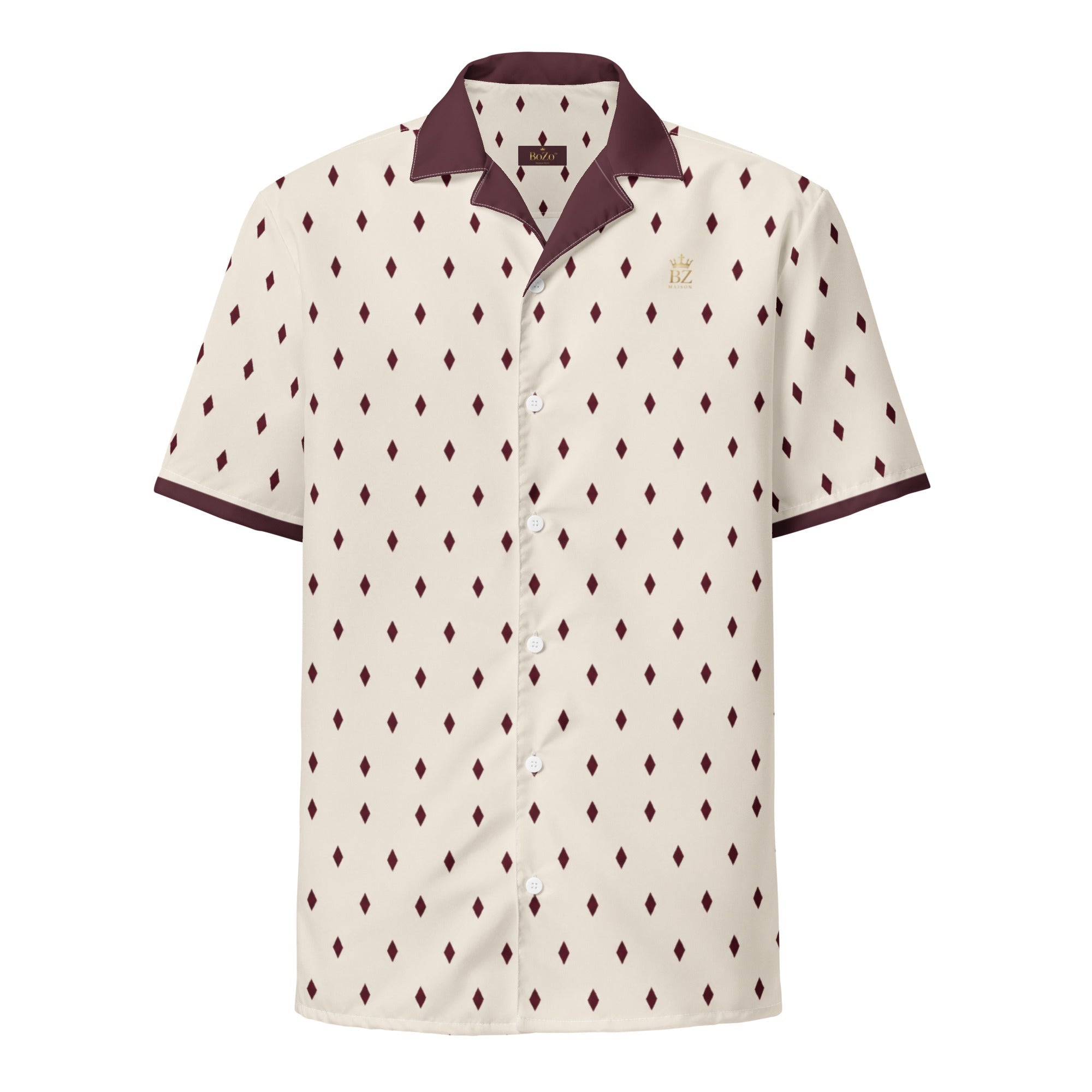 GOLF ROYAL | BURGUNDY PREMIUM Chemise – BoZoMemeTêê | mème streetwear