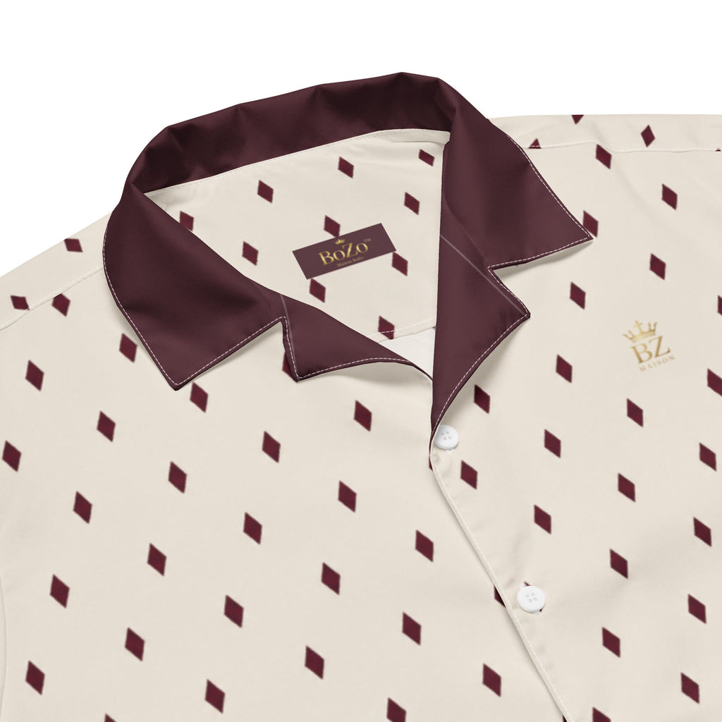 GOLF ROYAL | BURGUNDY PREMIUM Chemise – BoZoMemeTêê | mème streetwear