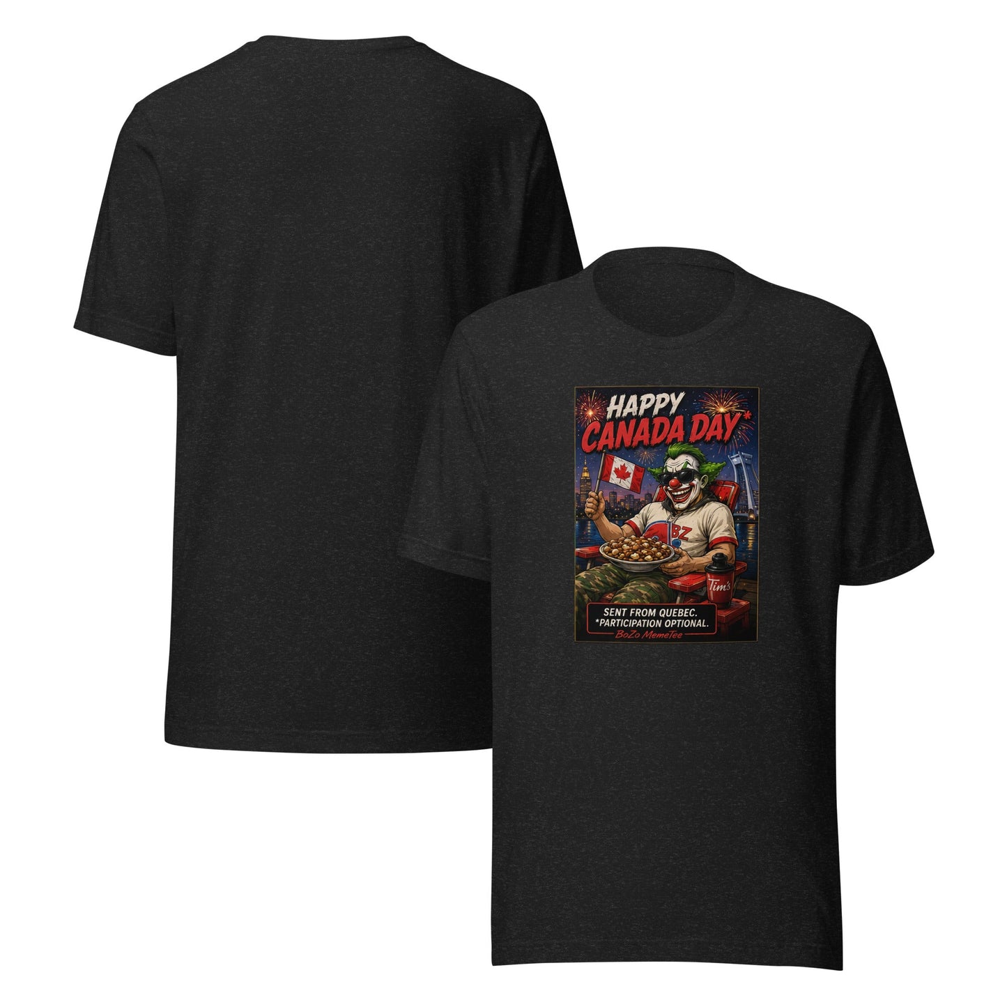 HAPPY CANADA DAY | Unisex t-shirt – BoZoMemeTêê | mème streetwear