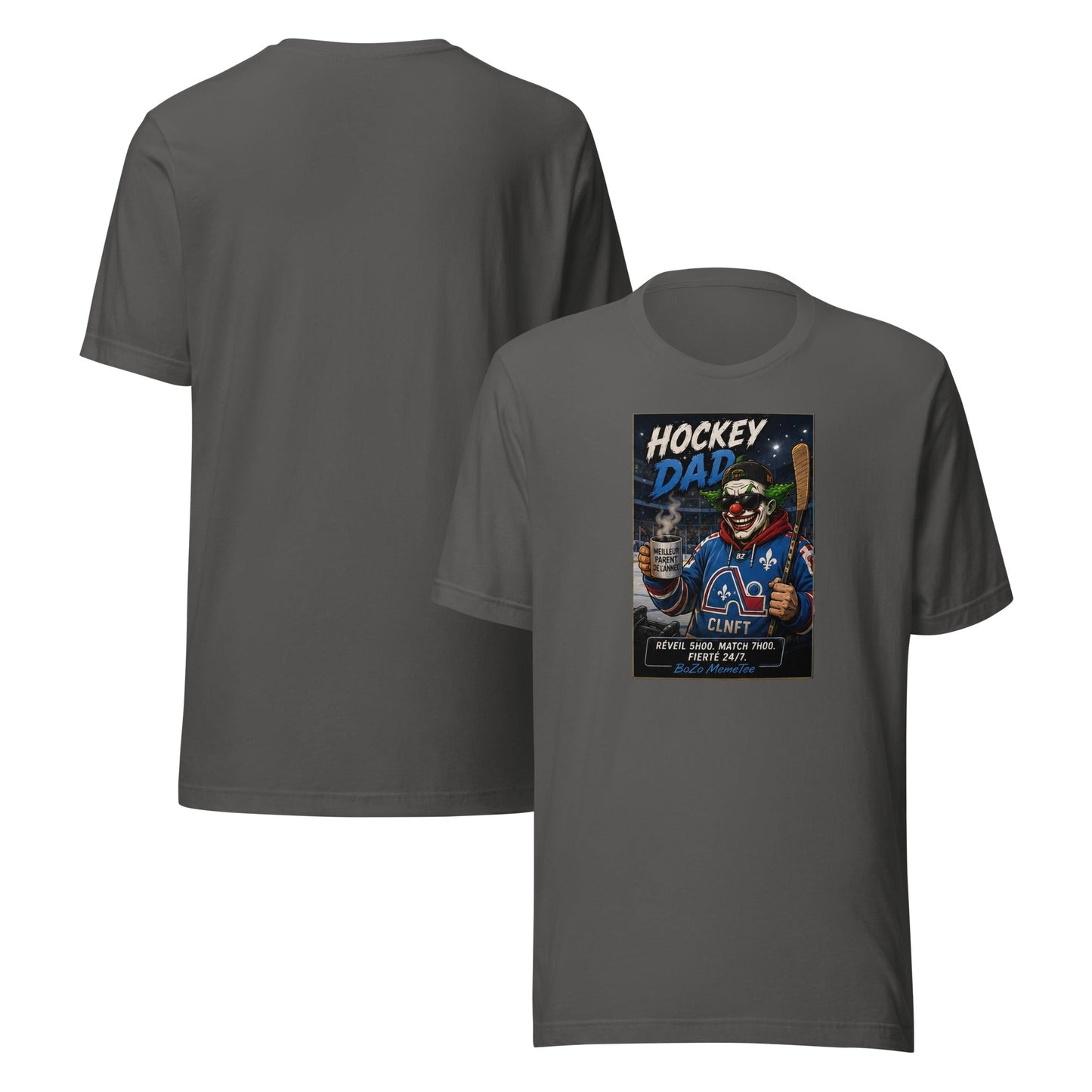 HOCKEY DAD | Unisex t-shirt – BoZoMemeTêê | mème streetwear