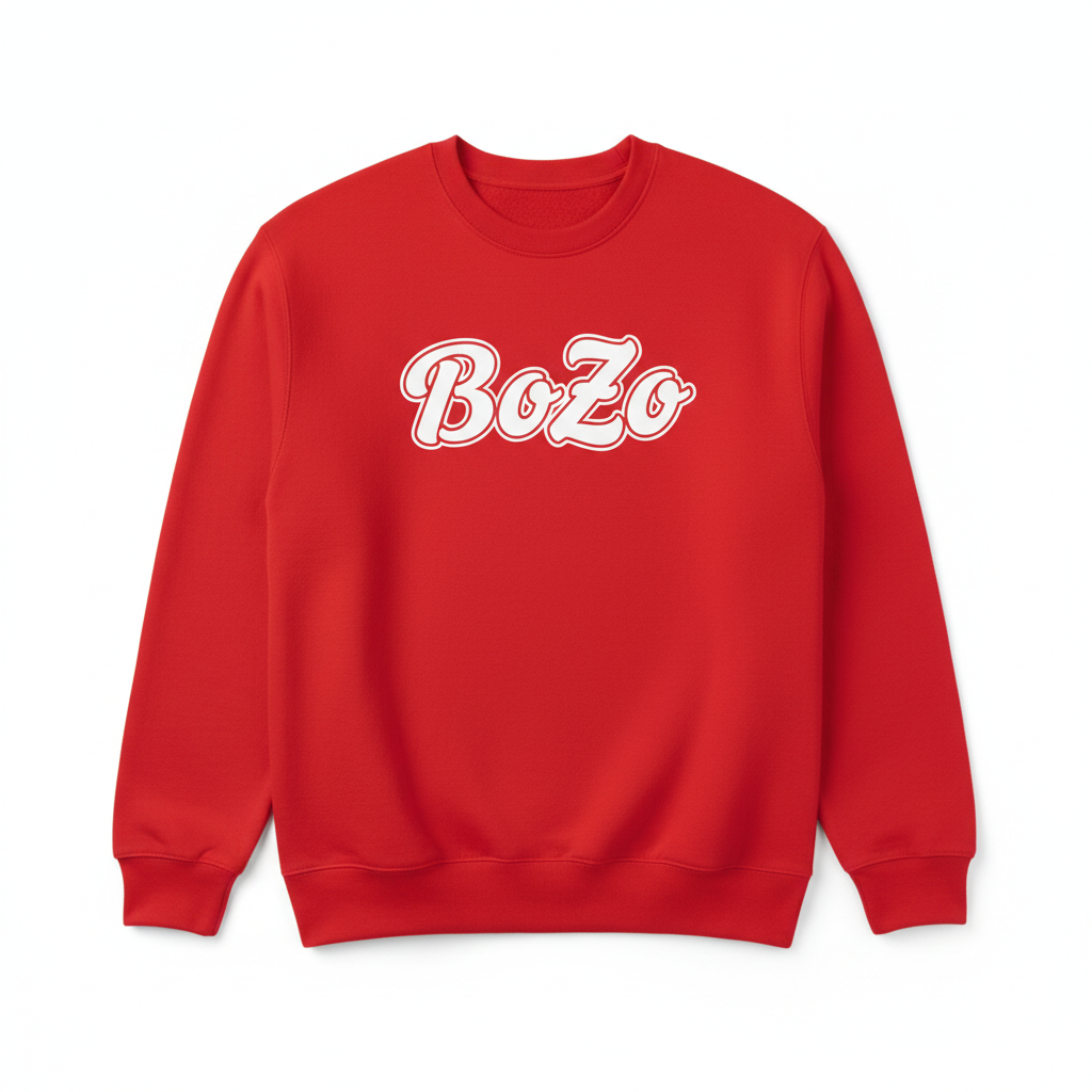 BoZo RETRO SCRIPT Crewneck