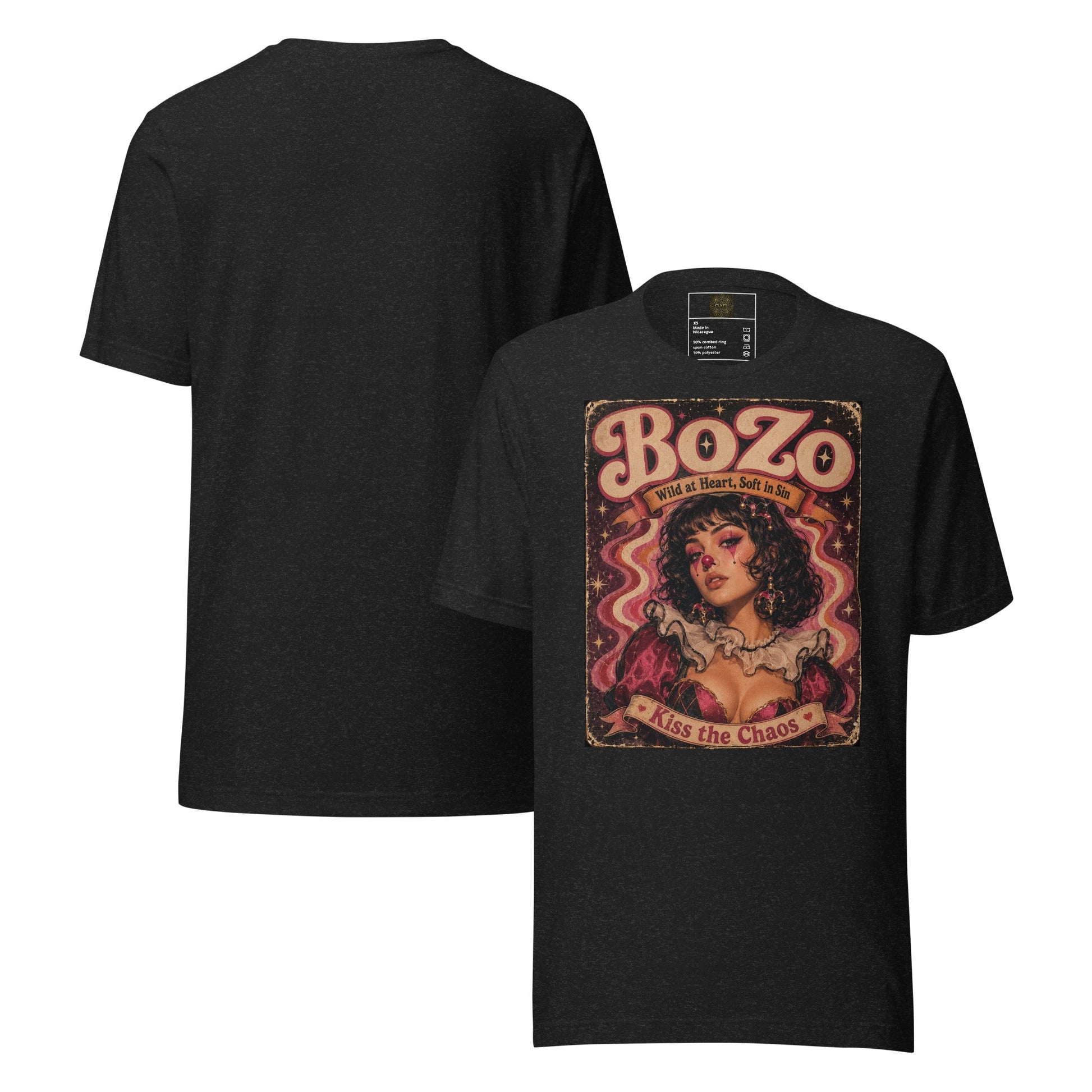 KISS THE CHAOS | Unisex t-shirt – BoZoMemeTêê | mème streetwear