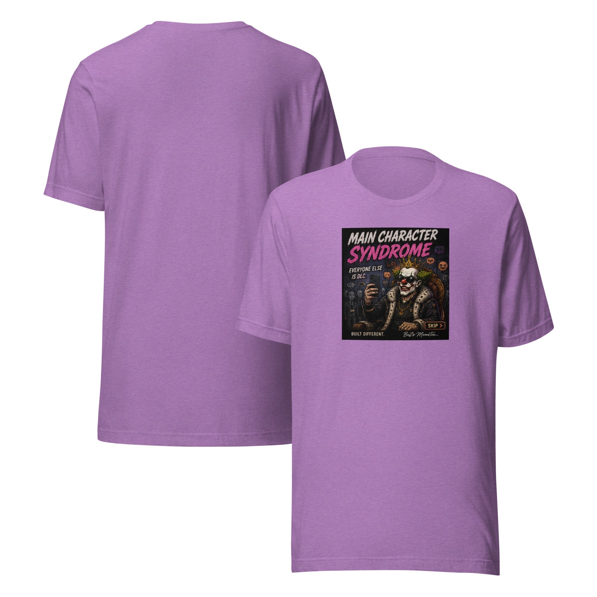 MAIN CHARACTER SYNDROME | Unisex t-shirt – BoZoMemeTêê | mème streetwear
