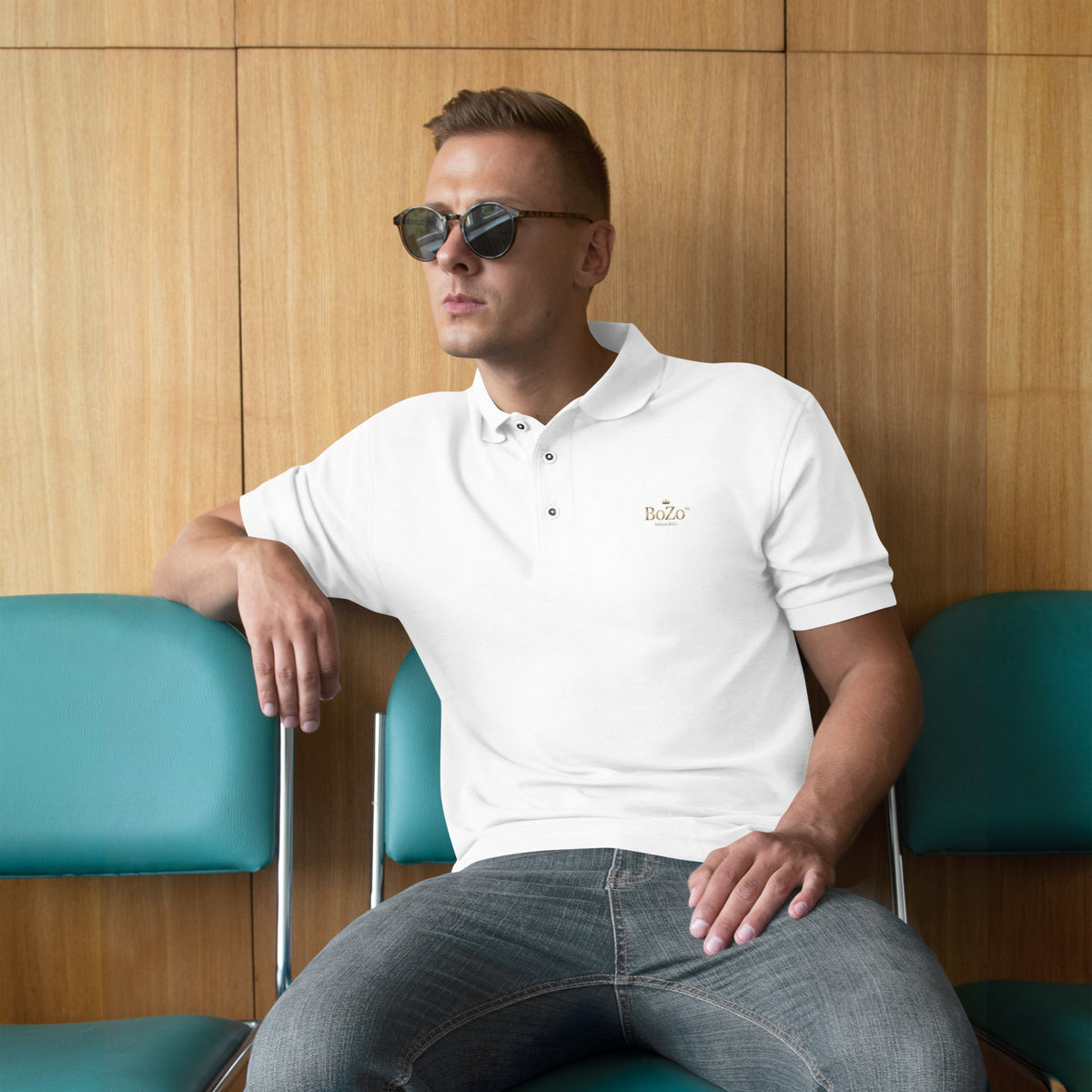Maison BoZo | Men's Premium Polo EMBROIDERY – BoZoMemeTêê | mème streetwear