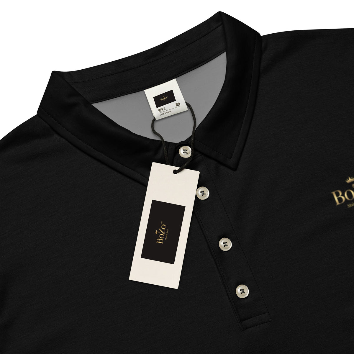 Maison BoZo™ | Signature Slim Fit Polo — Black CUT-SEW – BoZoMemeTêê | mème streetwear