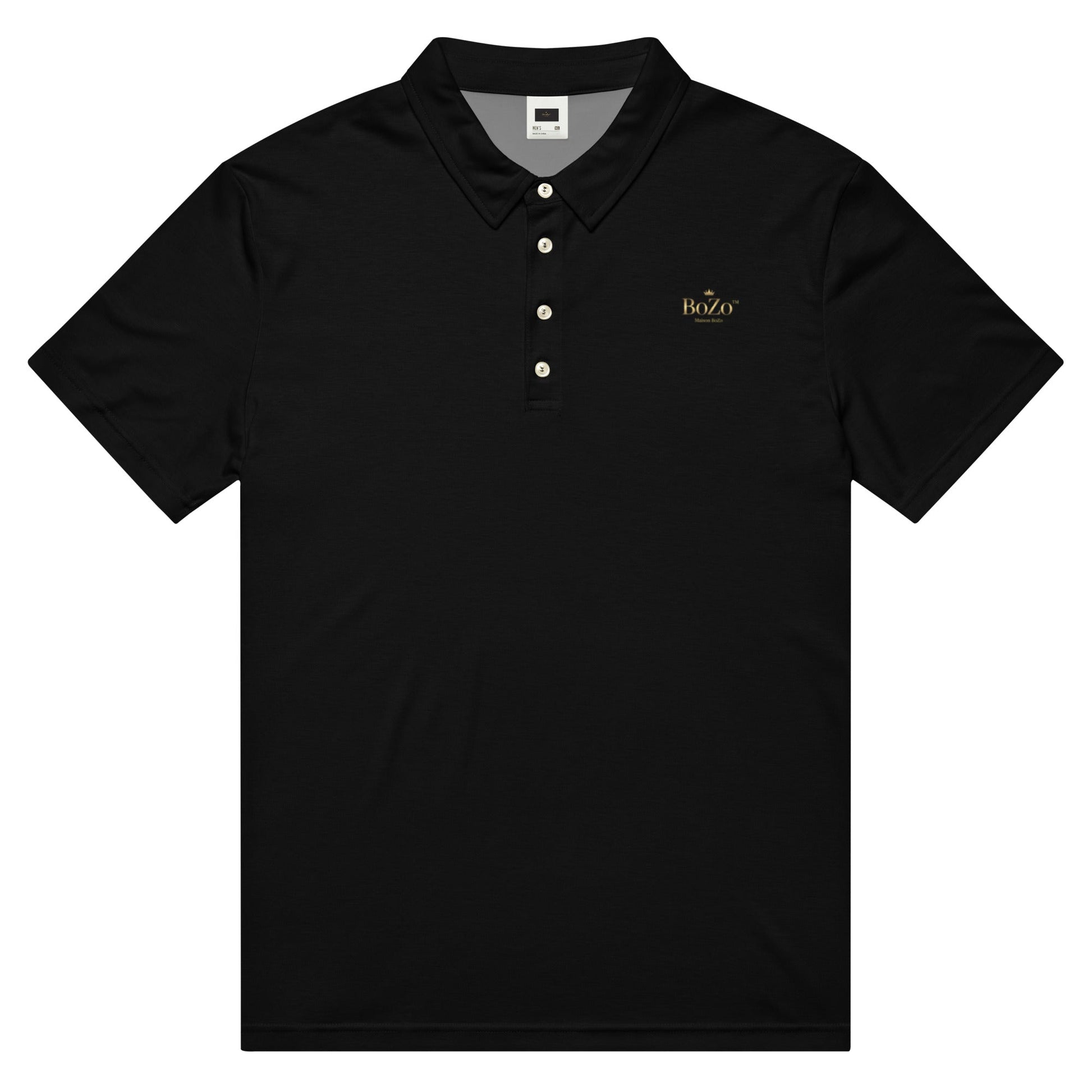 Maison BoZo™ | Signature Slim Fit Polo — Black CUT-SEW – BoZoMemeTêê | mème streetwear