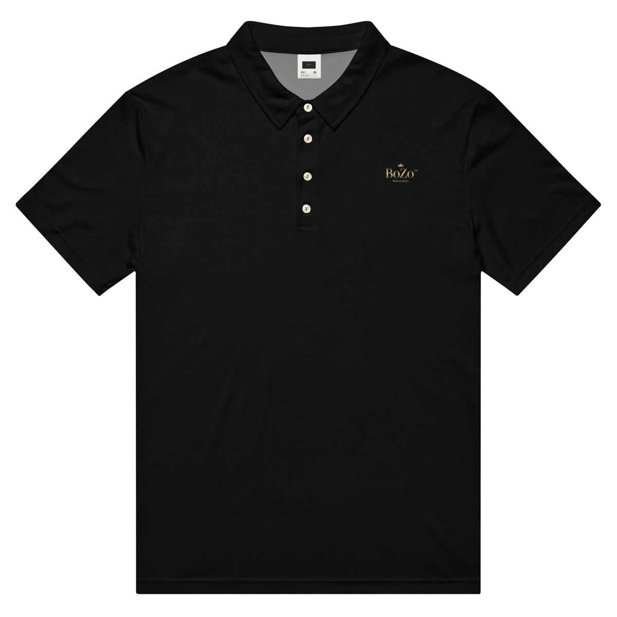 Maison BoZo™ | Signature Slim Fit Polo — Black CUT-SEW – BoZoMemeTêê | mème streetwear