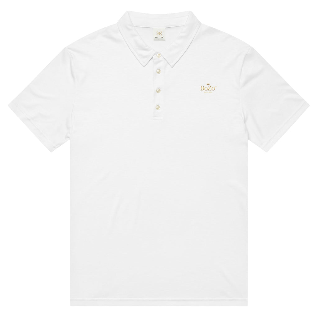 Maison BoZo™ | Signature Slim Fit Polo — White CUT-SEW – BoZoMemeTêê | mème streetwear