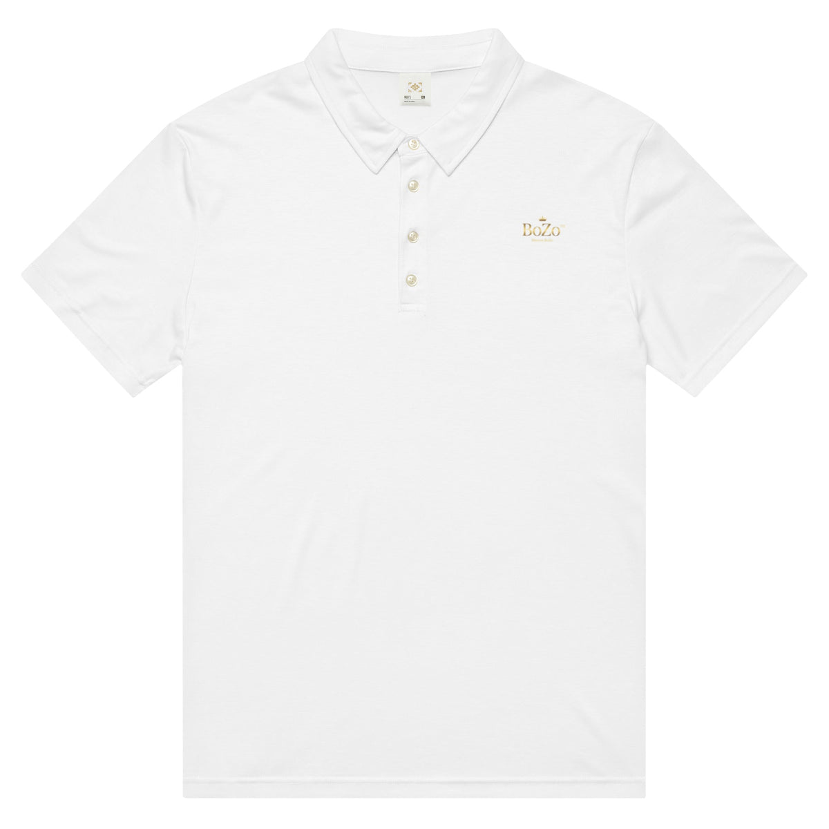 Maison BoZo™ | Signature Slim Fit Polo — White CUT-SEW – BoZoMemeTêê | mème streetwear