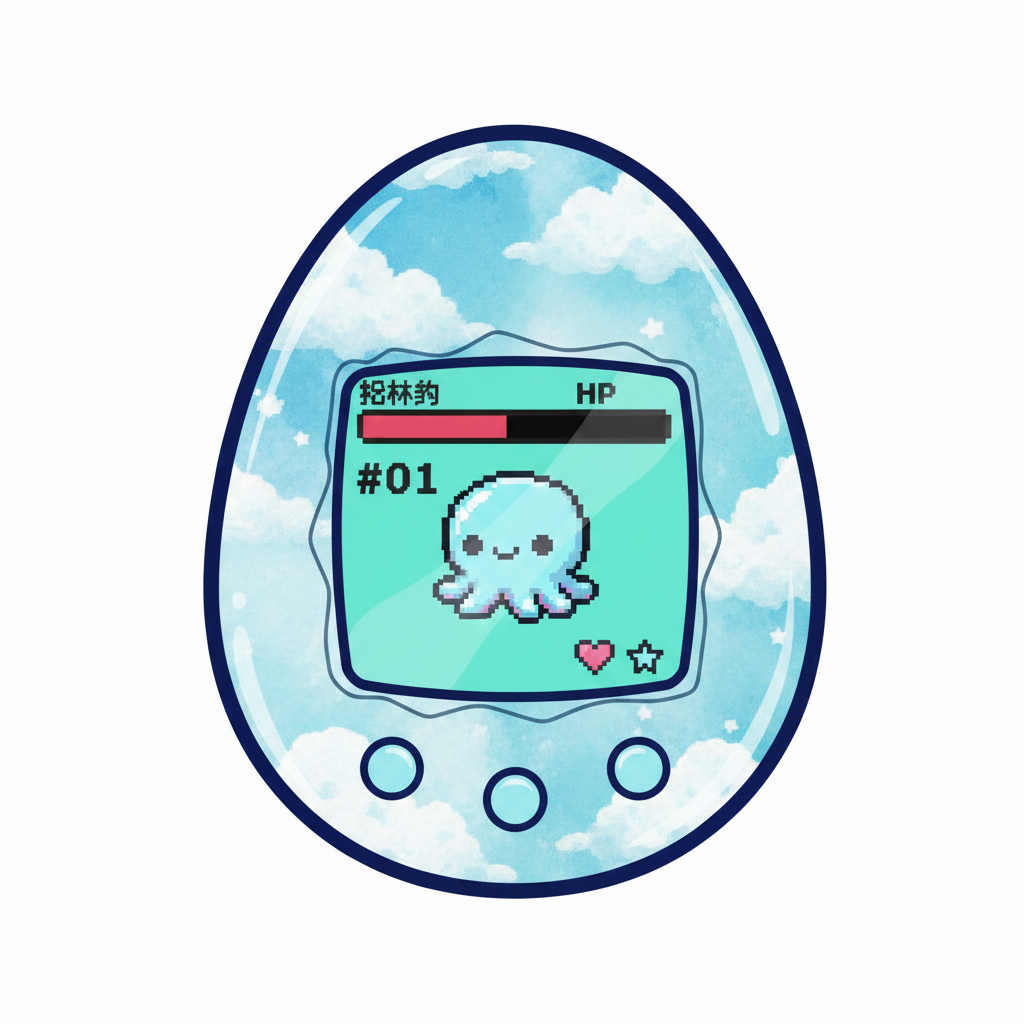 MAMMOCHI Tamagotchi - Frost