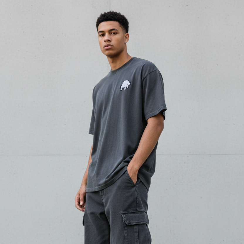 MAMMOTH ORIGIN | MAMMOTH | Oversized faded t-shirt