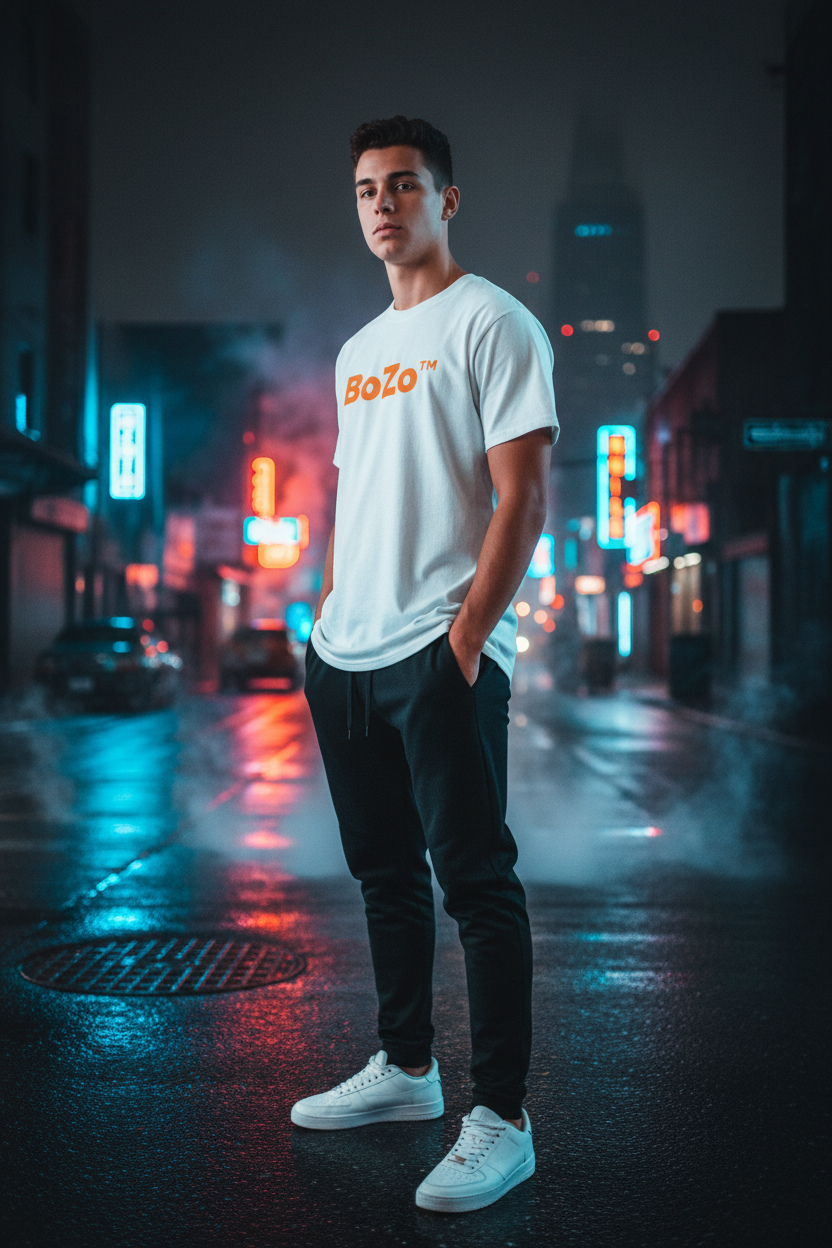 T-Shirt BoZo™ Premium Heavyweight — Streetwear Coton Québec