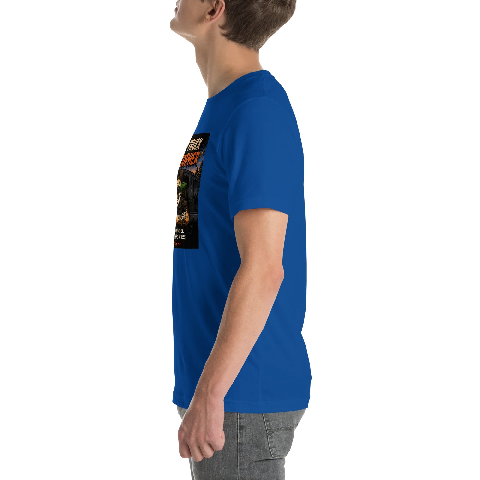 PICK-UP TRUCK PHILOSOPHER | Unisex t-shirt T-Shirt – BoZoMemeTêê | mème streetwear