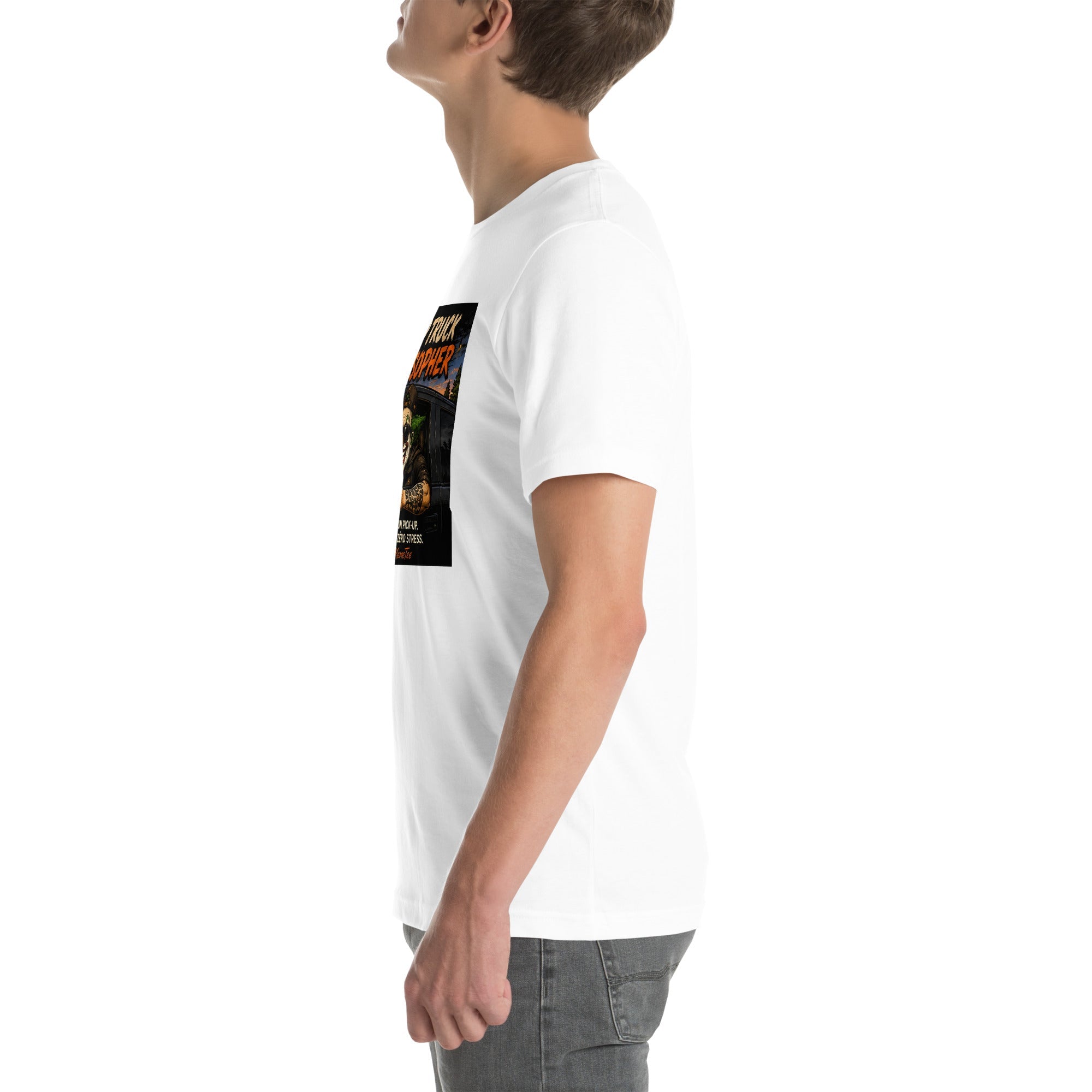 PICK-UP TRUCK PHILOSOPHER | Unisex t-shirt T-Shirt – BoZoMemeTêê | mème streetwear