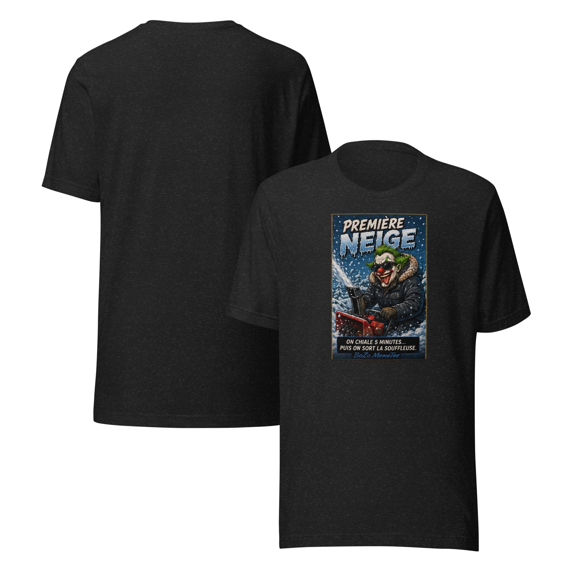 PREMIÈRE NEIGE | Unisex t-shirt – BoZoMemeTêê | mème streetwear