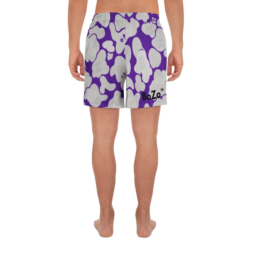 Purple Camo - 01 Athletic Long Shorts Unisex CUT - SEW – BoZoMemeTêê | mème streetwear
