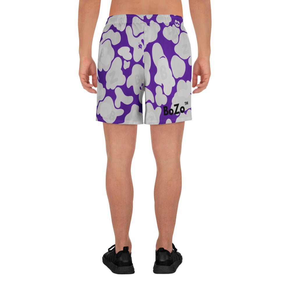 Purple Camo - 01 Athletic Long Shorts Unisex CUT - SEW – BoZoMemeTêê | mème streetwear
