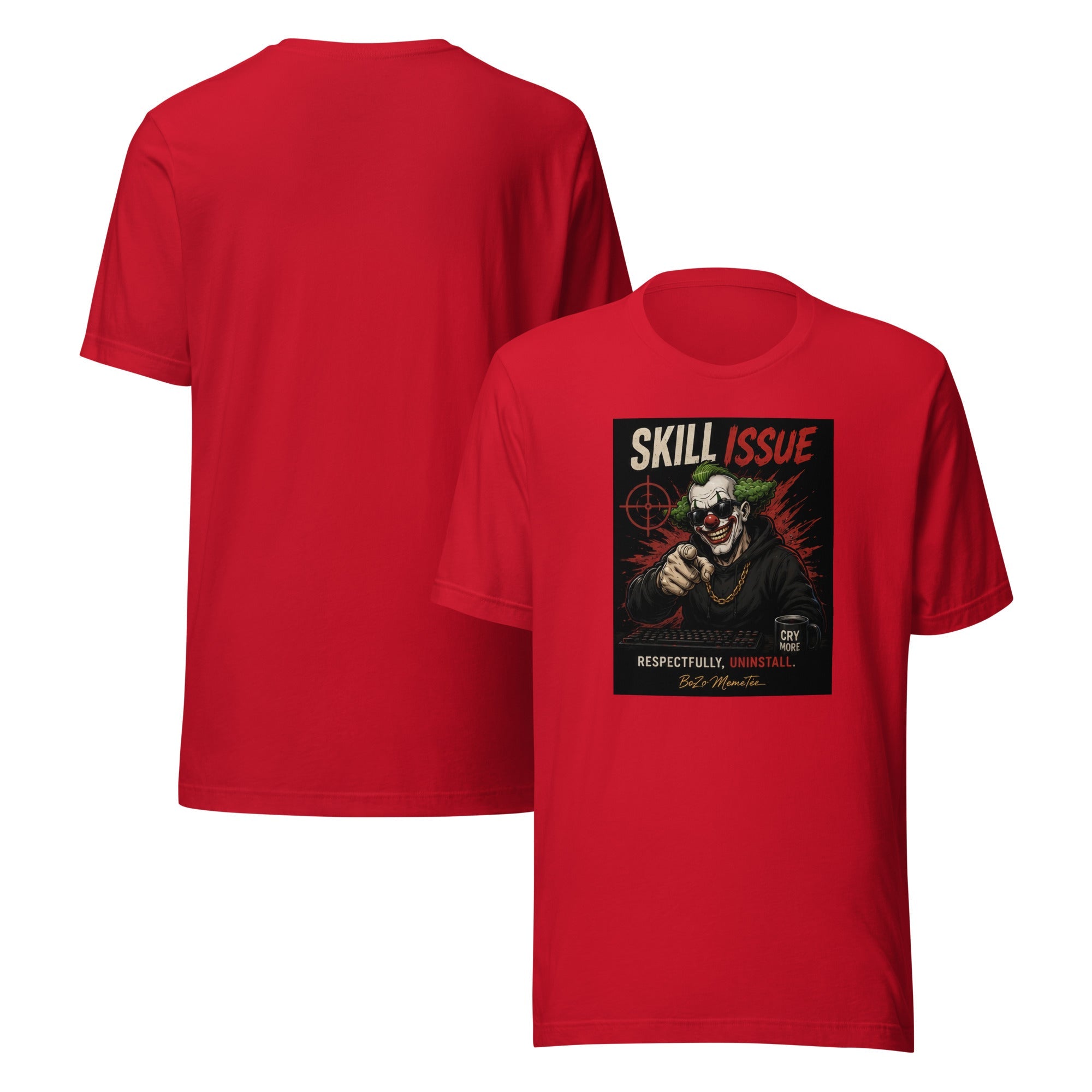 SKILL ISSUE | Unisex t-shirt – BoZoMemeTêê | mème streetwear