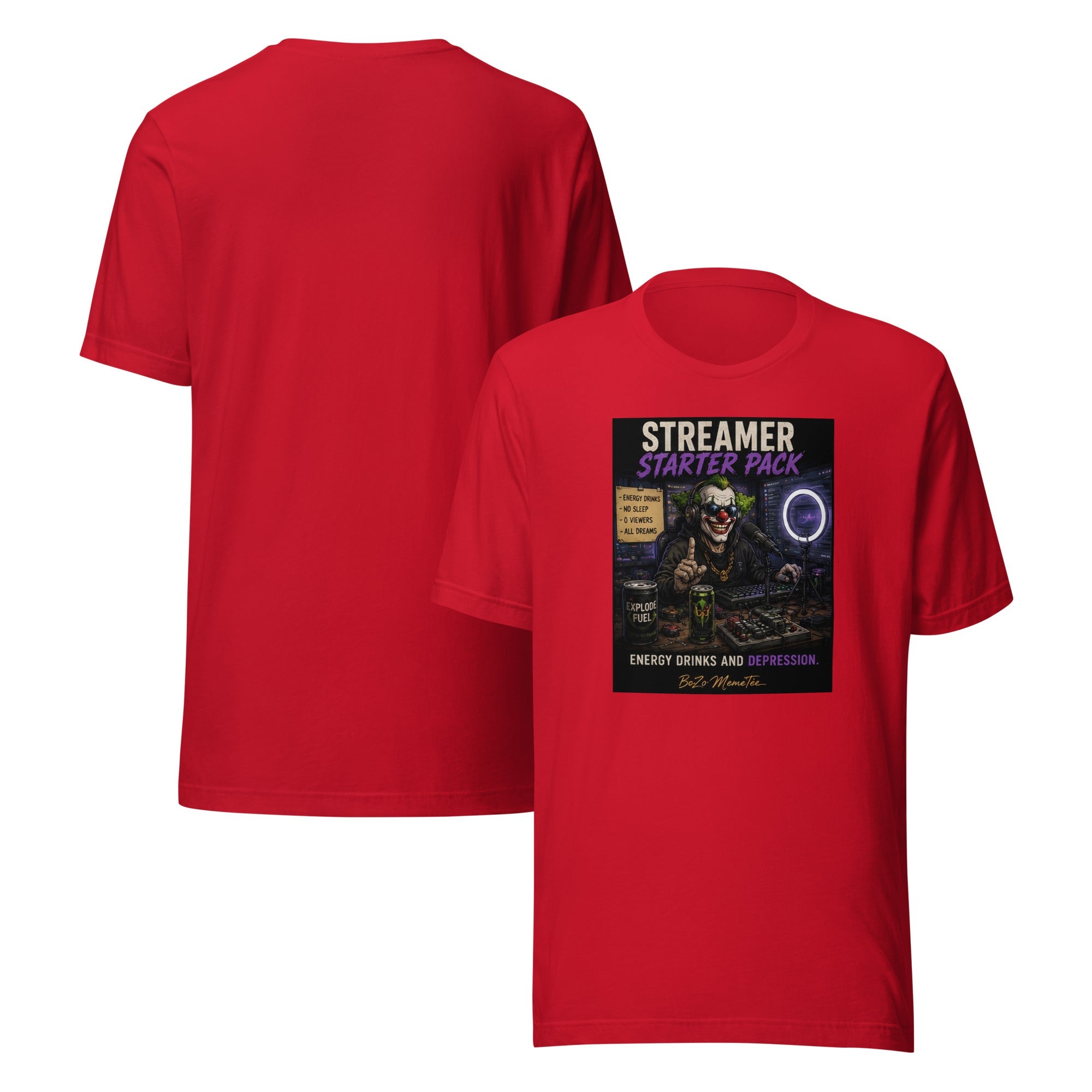 STREAMER STARTER PACK | Unisex t-shirt – BoZoMemeTêê | mème streetwear