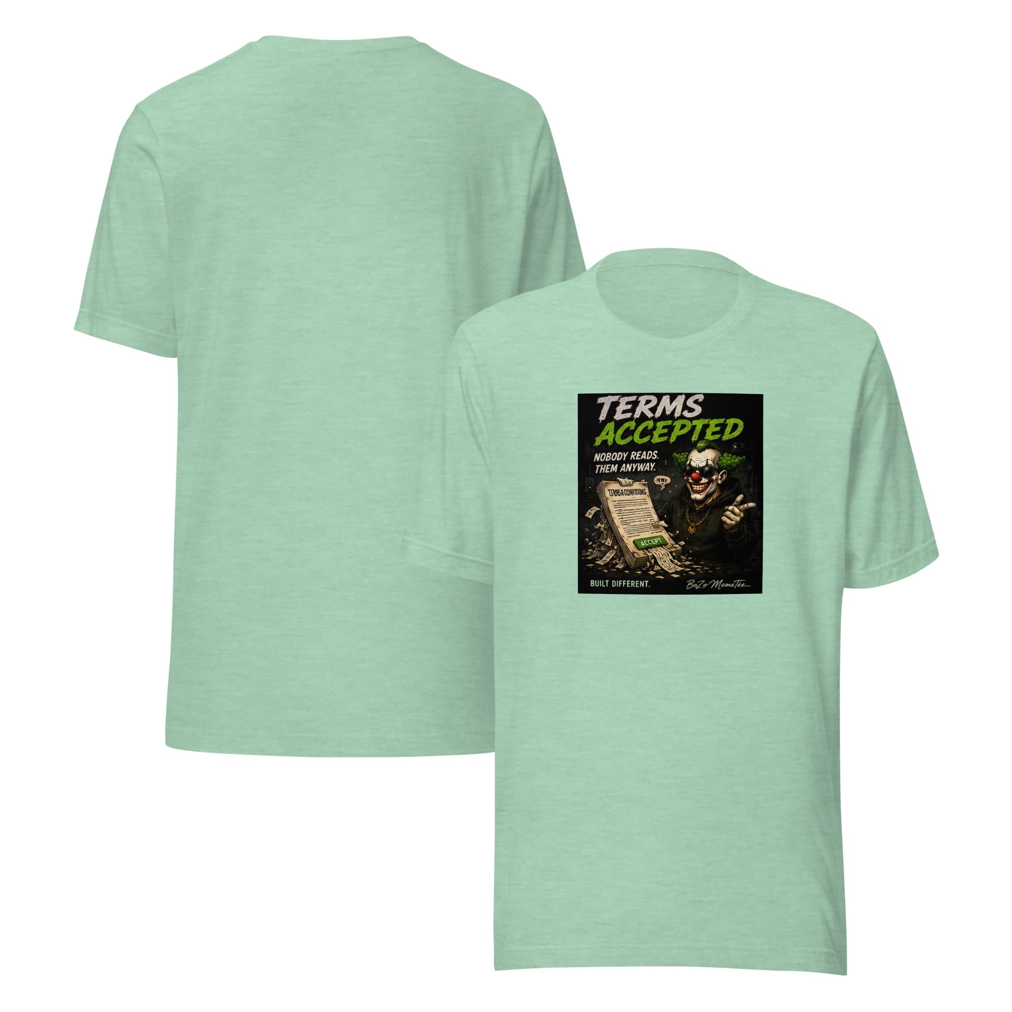 TERMS ACCEPTED | Unisex t-shirt – BoZoMemeTêê | mème streetwear