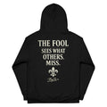 THE FOOL | Unisex cotton hoodie DIRECT-TO-FABRIC – BoZoMemeTêê | mème streetwear