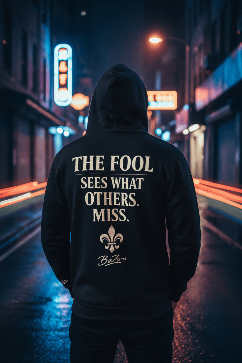 THE FOOL | Unisex cotton hoodie Hoodie – BoZoMemeTêê | mème streetwear