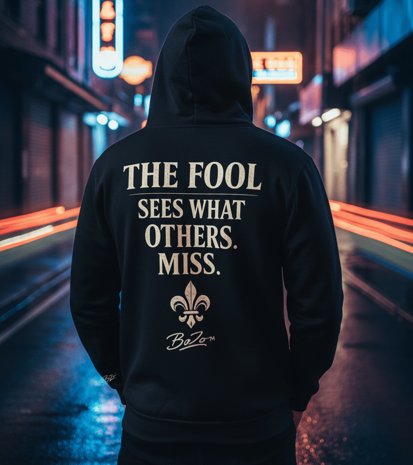 THE FOOL | Unisex cotton hoodie Hoodie – BoZoMemeTêê | mème streetwear