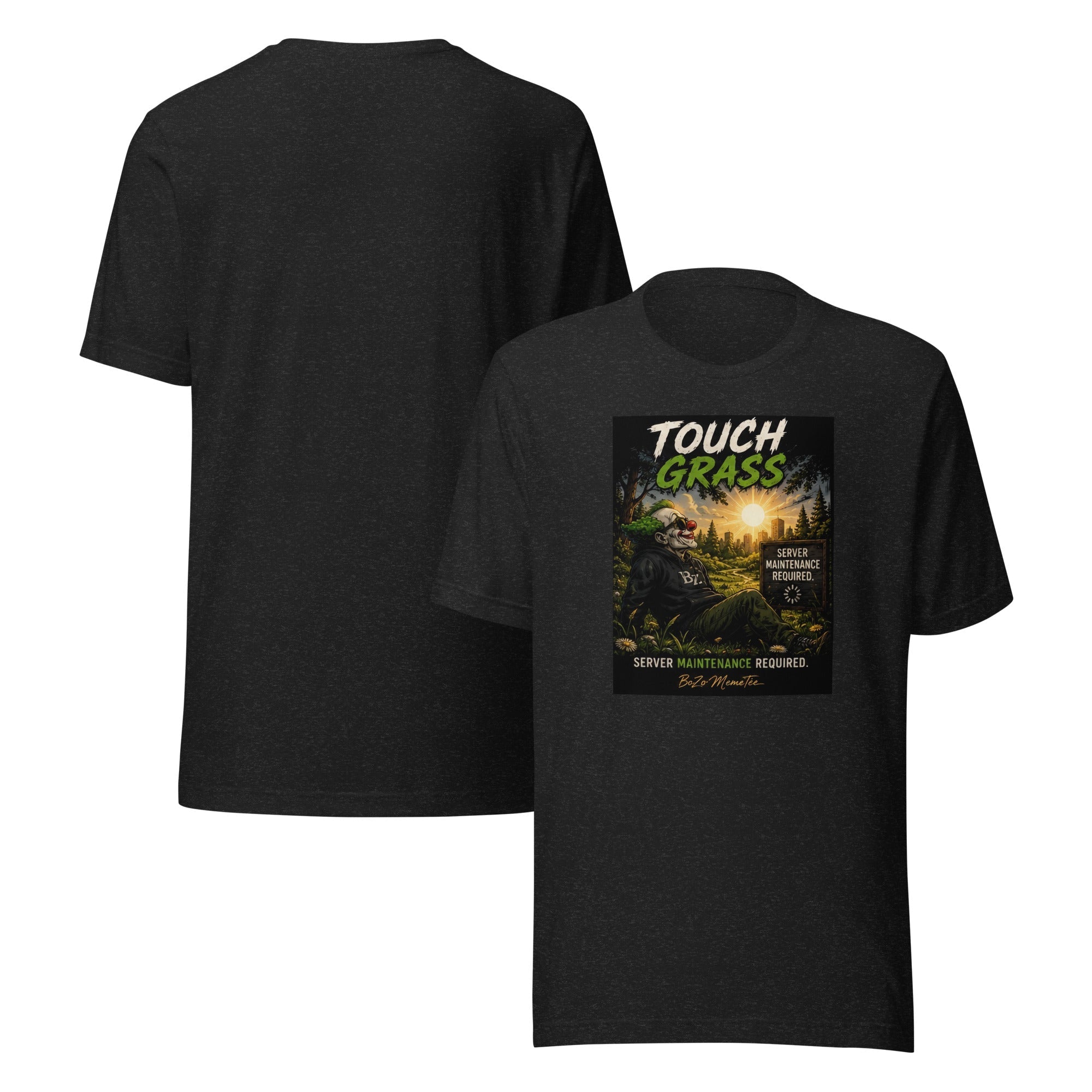TOUCH GRASS | Unisex t-shirt – BoZoMemeTêê | mème streetwear