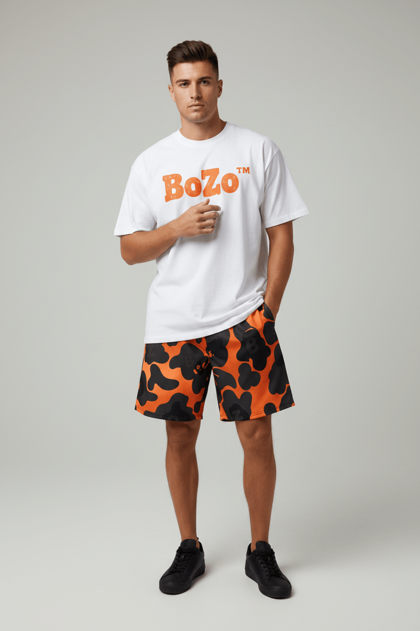 YABAD ABoZo Camo - 01 🦴Short All - Over Print Unisex Athletic Long Shorts CUT - SEW – BoZoMemeTêê | mème streetwear