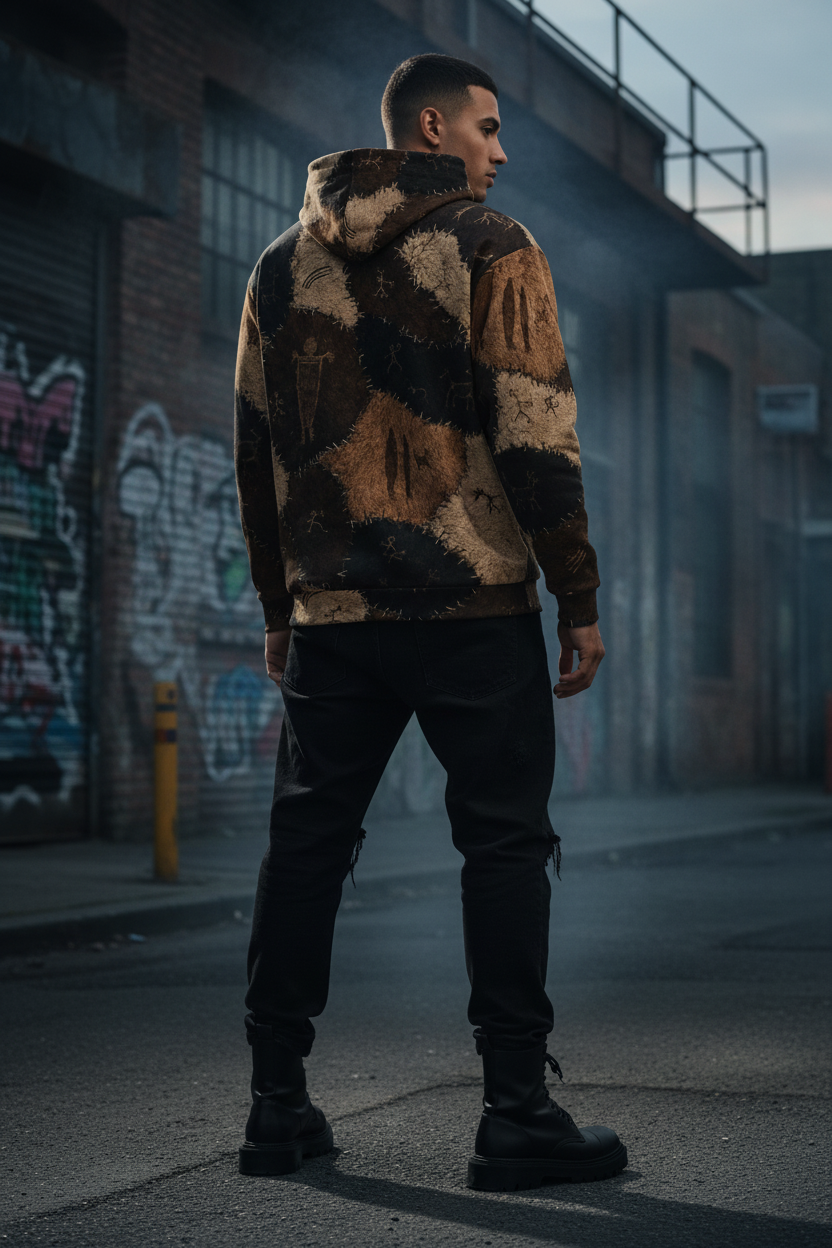 YABAD Hoodie Model Back