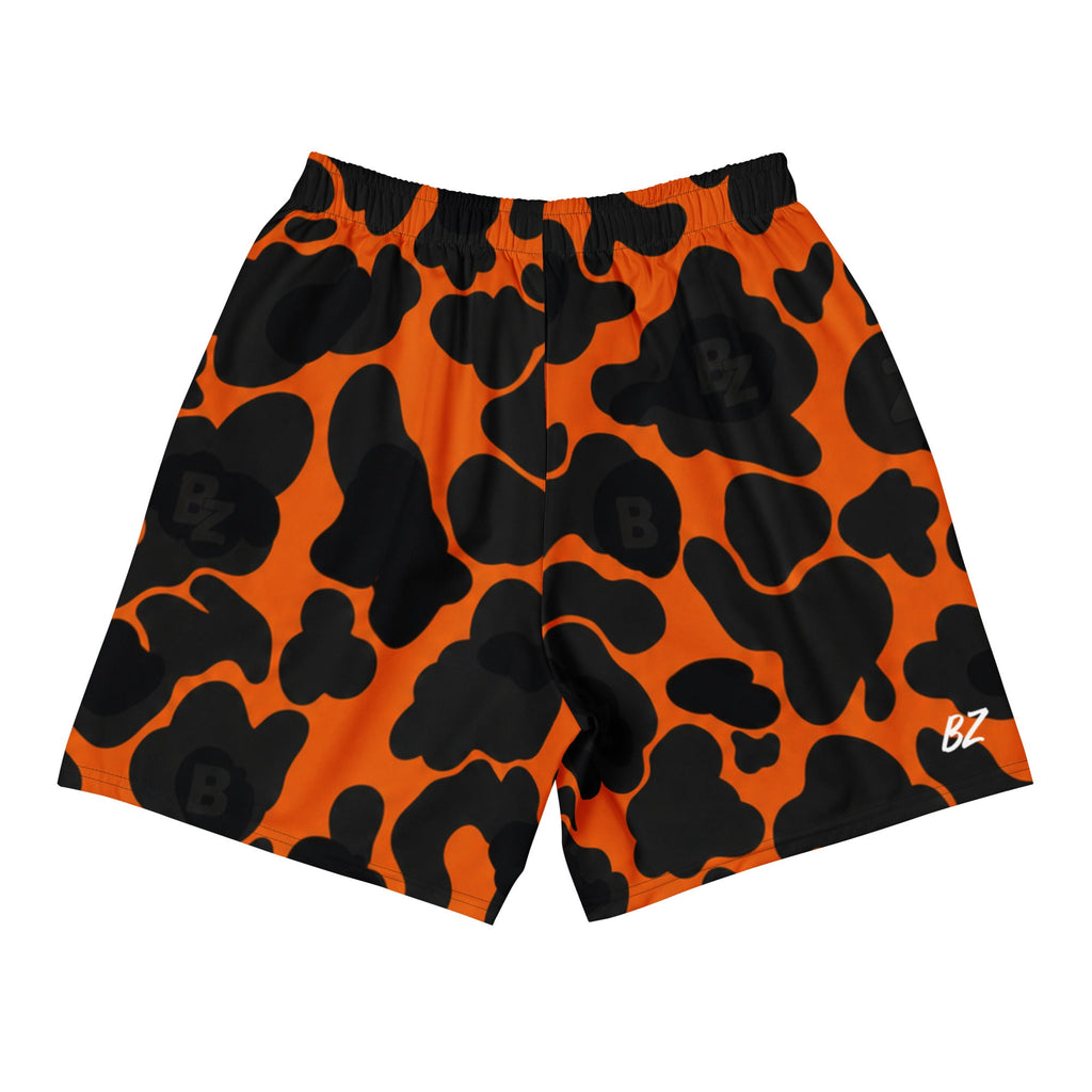 YABAD | Orange Camo | athletic short CUT-SEW – BoZoMemeTêê | mème streetwear
