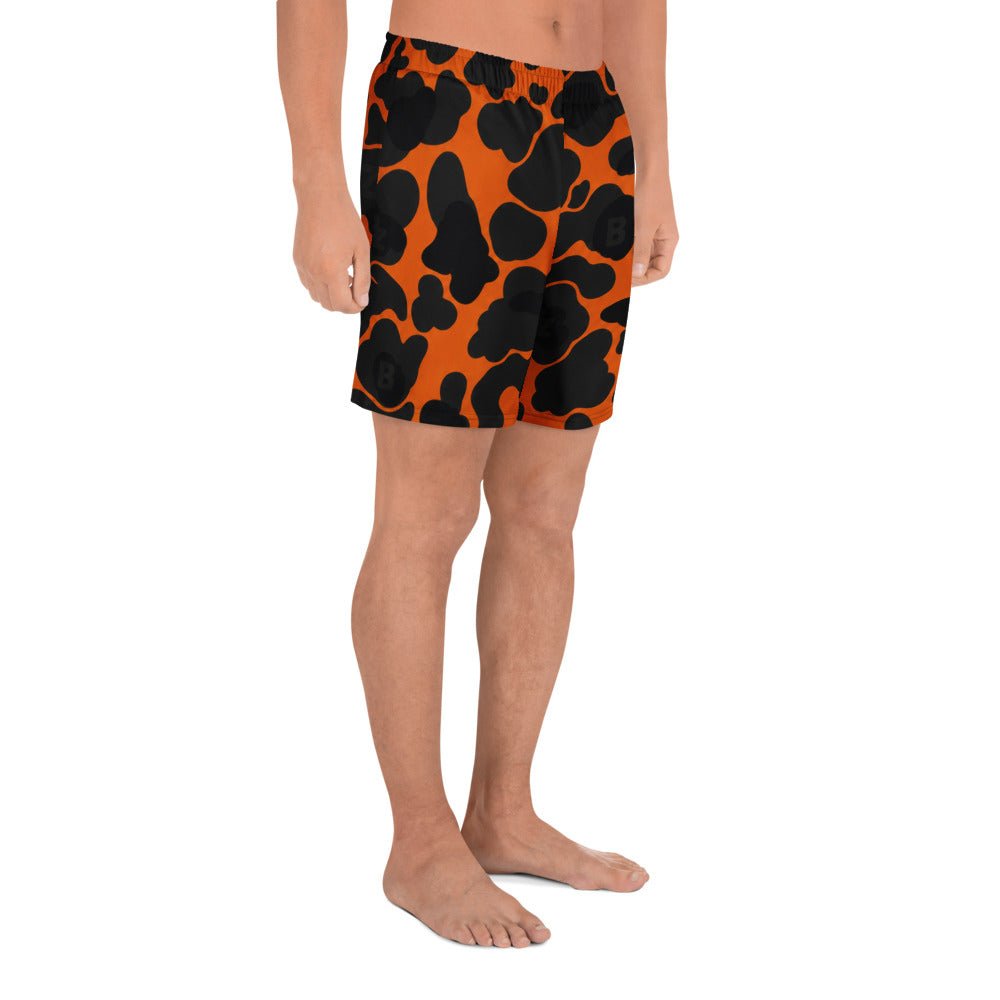 YABAD | Orange Camo | athletic short CUT-SEW – BoZoMemeTêê | mème streetwear