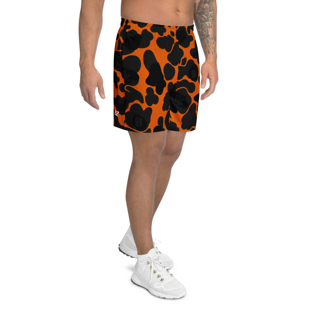 YABAD | Orange Camo | athletic short CUT-SEW – BoZoMemeTêê | mème streetwear