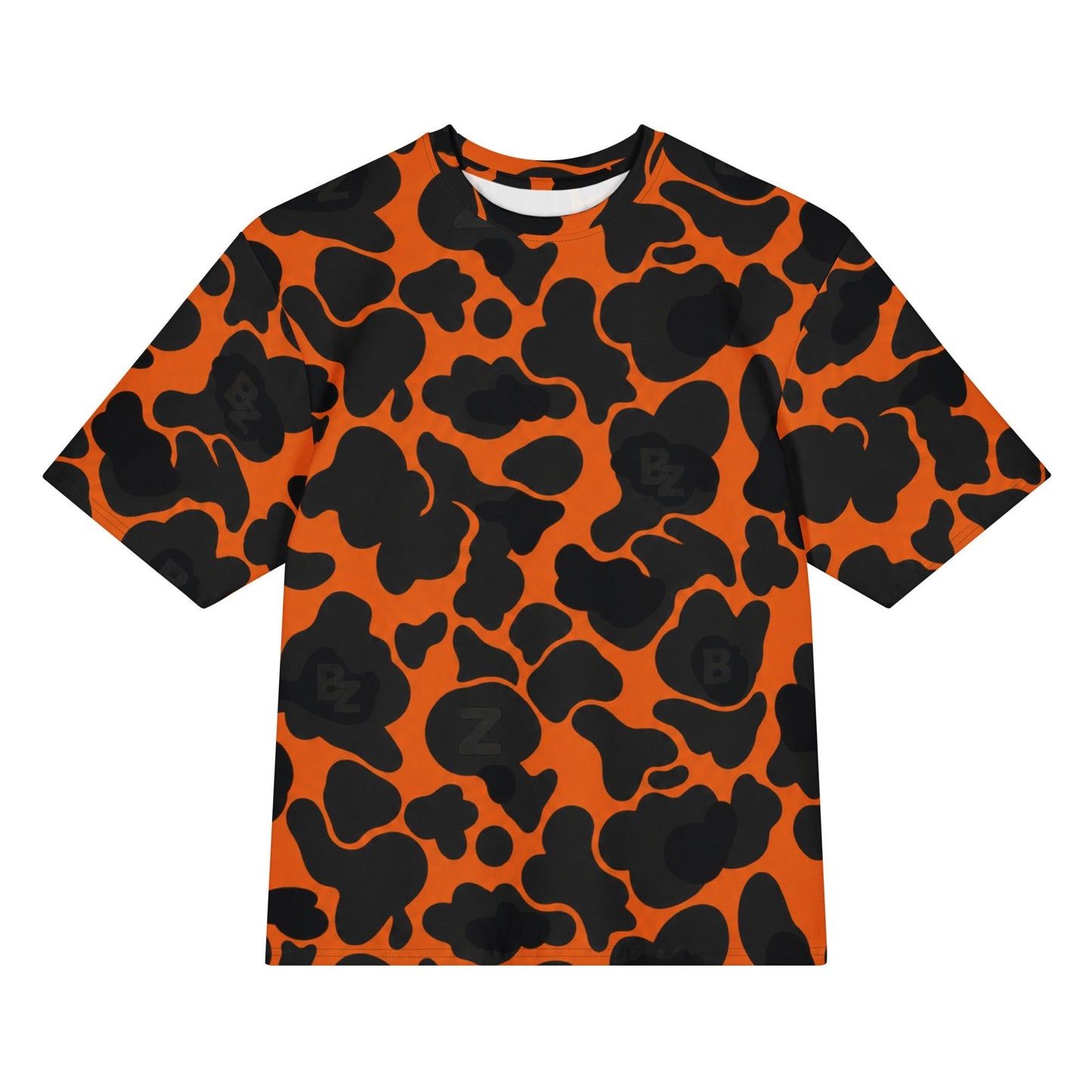 YABAD | ORANGE CAMO | Heavyweight T-shirt Premium DIRECT-TO-FABRIC – BoZoMemeTêê | mème streetwear