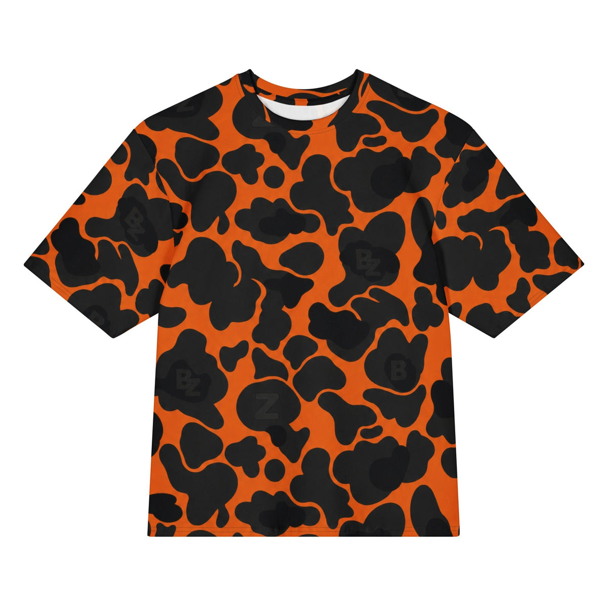 YABAD | ORANGE CAMO | Heavyweight T-shirt Premium DIRECT-TO-FABRIC – BoZoMemeTêê | mème streetwear